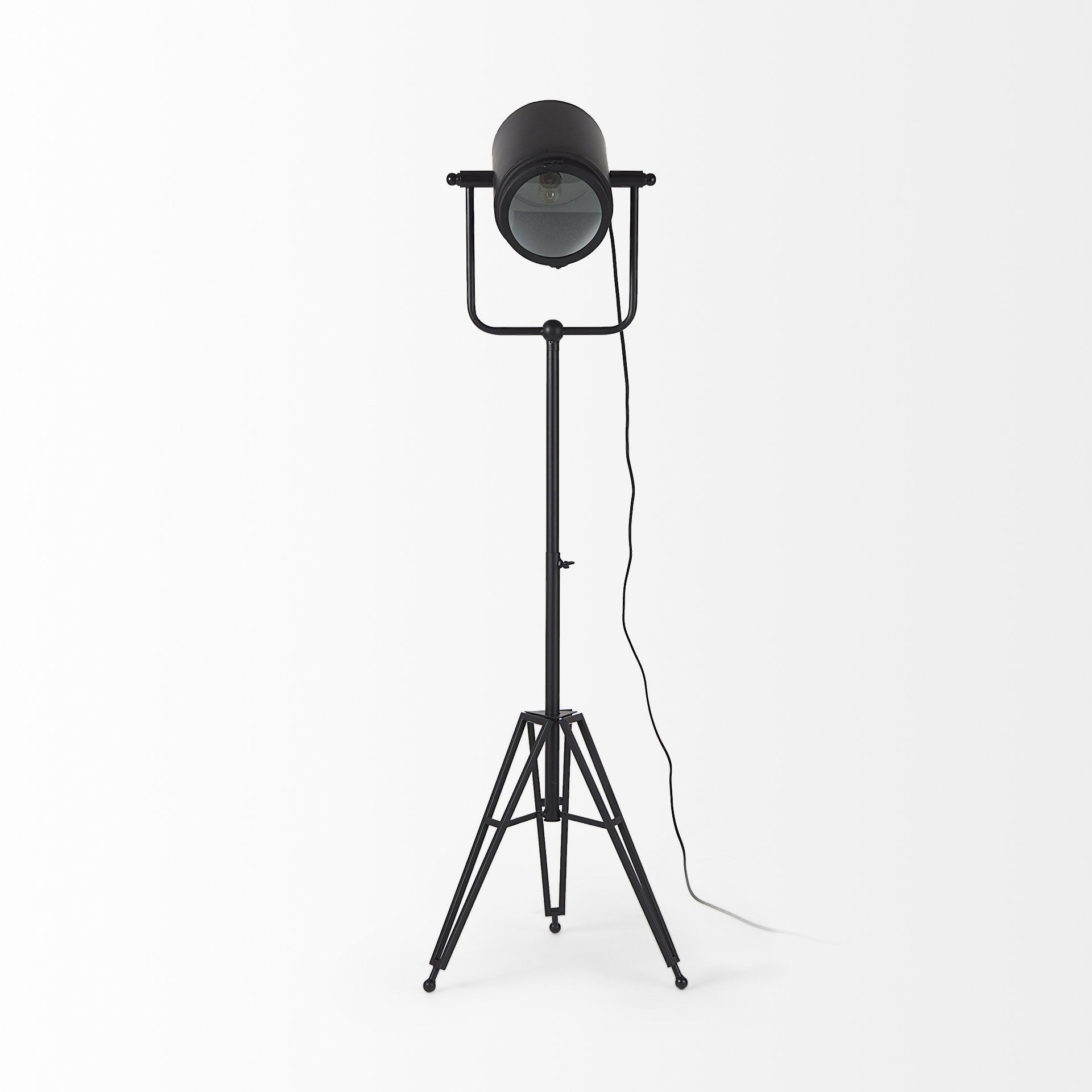 61" Black Movie Set Floor Lamp