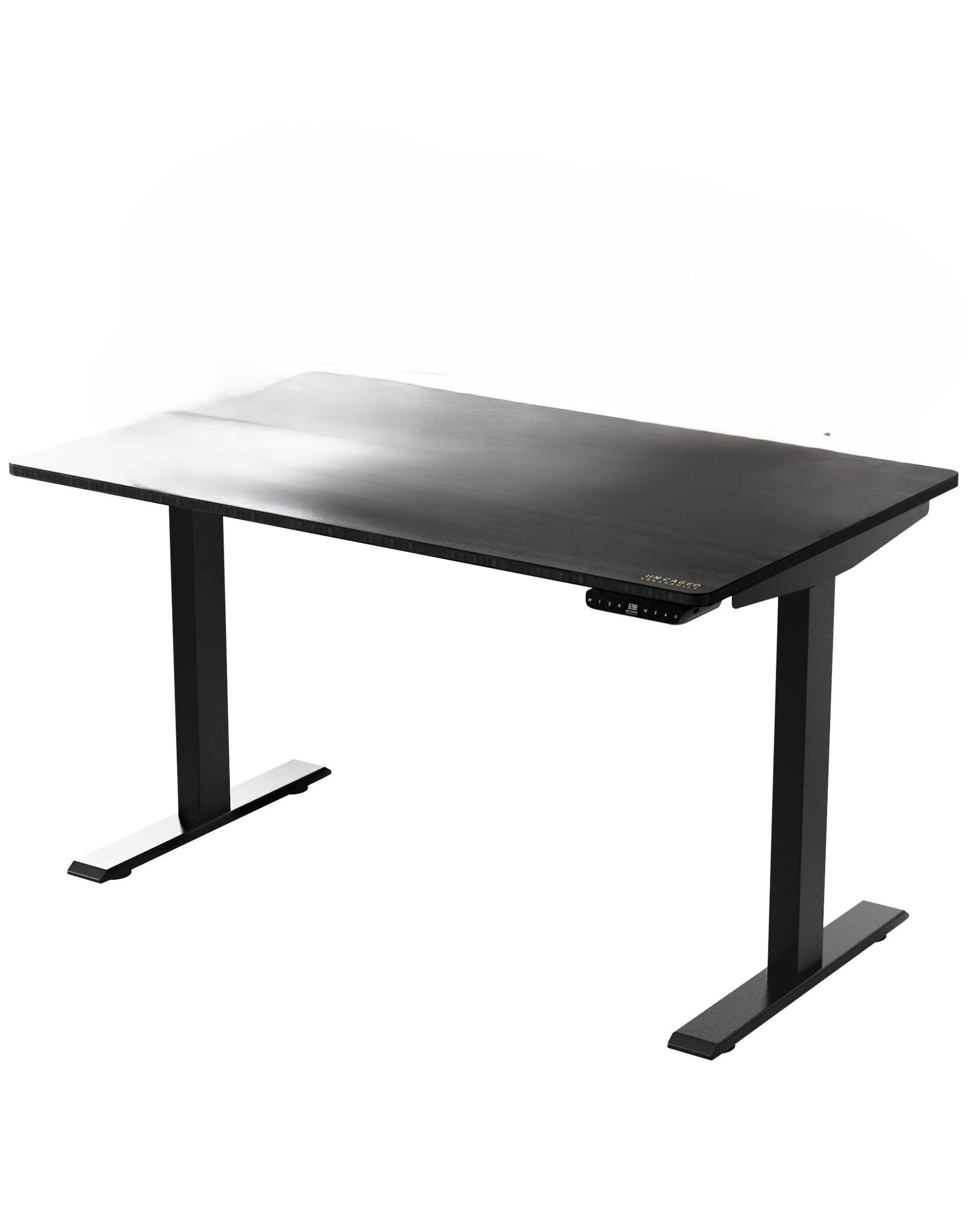 30" Adjustable Black Stainless Steel Standing Desk