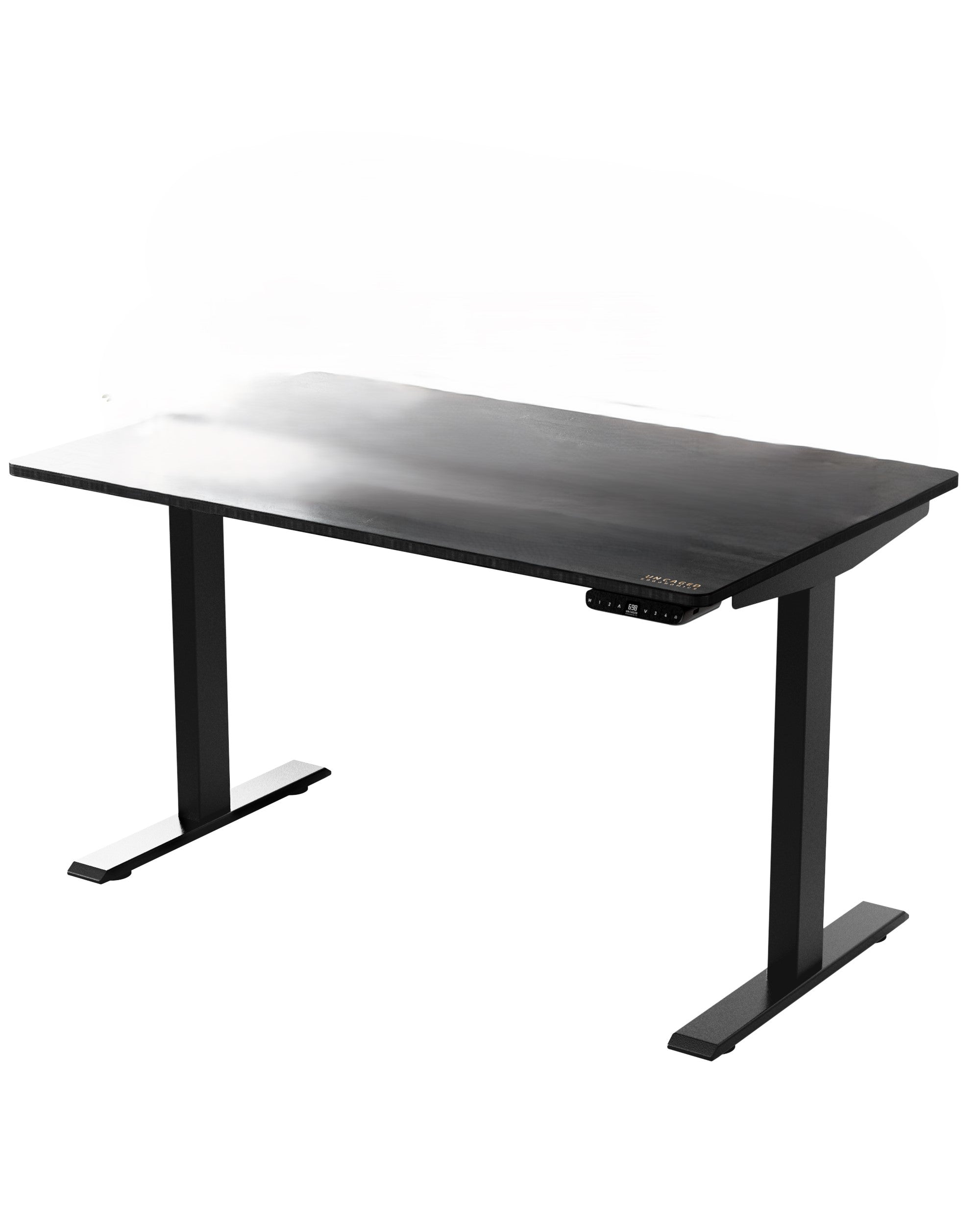 30" Adjustable Black Stainless Steel Standing Desk