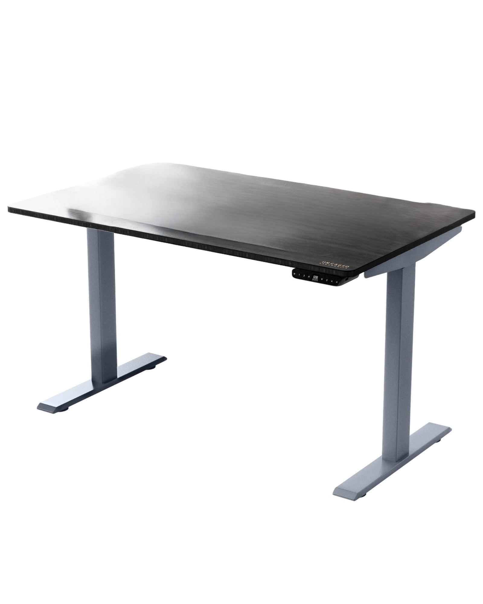 30" Adjustable Black and Gray Standing Desk