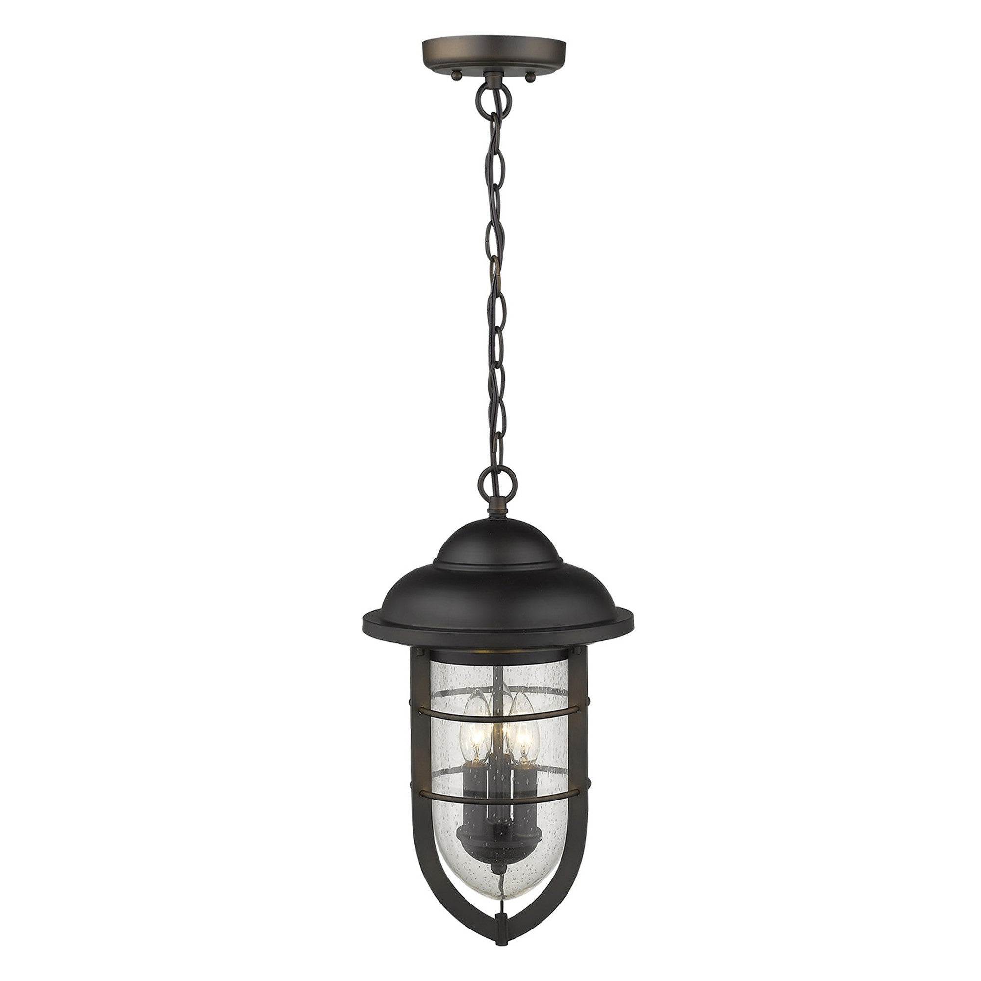 Dylan 3-Light Oil-Rubbed Bronze Hanging Lantern