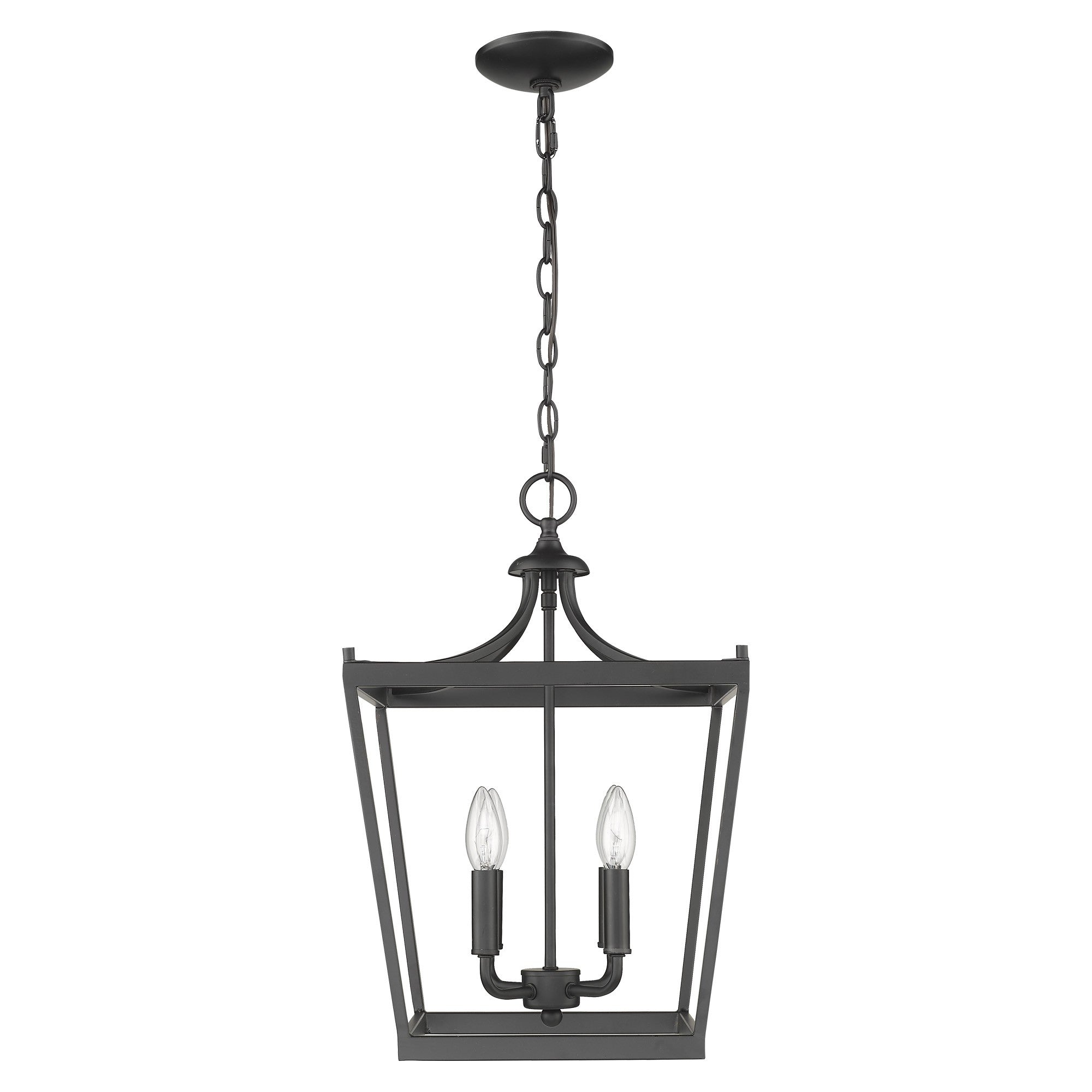 Kennedy 4-Light Matte Black Pendant