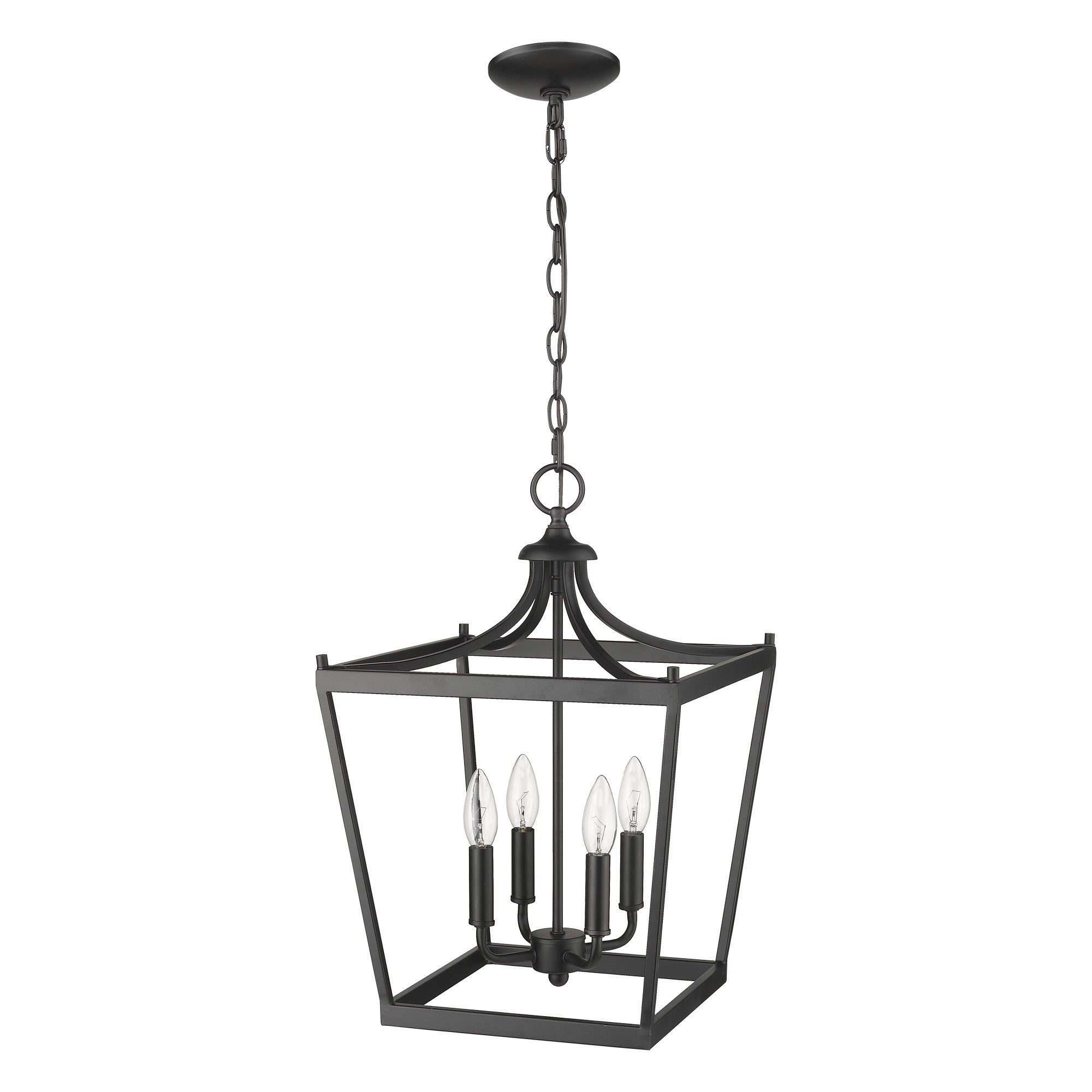 Kennedy 4-Light Matte Black Pendant