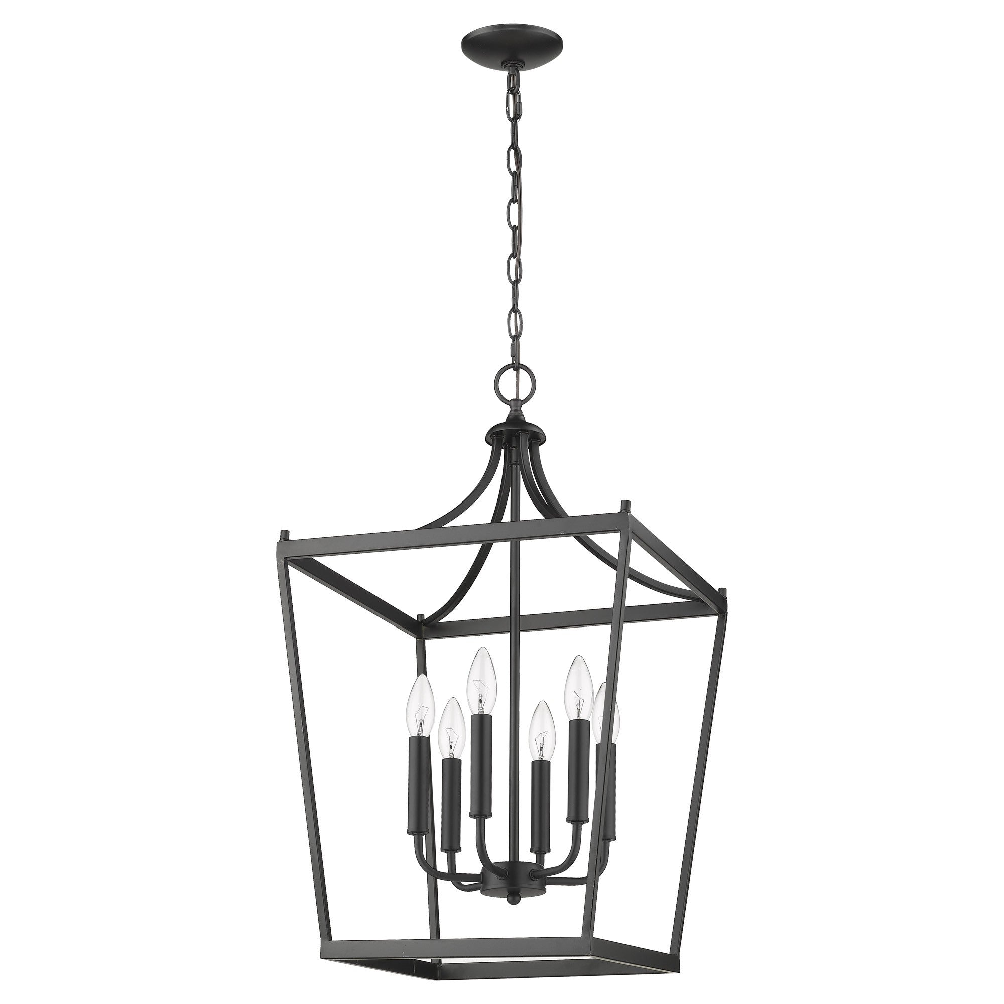 Kennedy 6-Light Matte Black Pendant