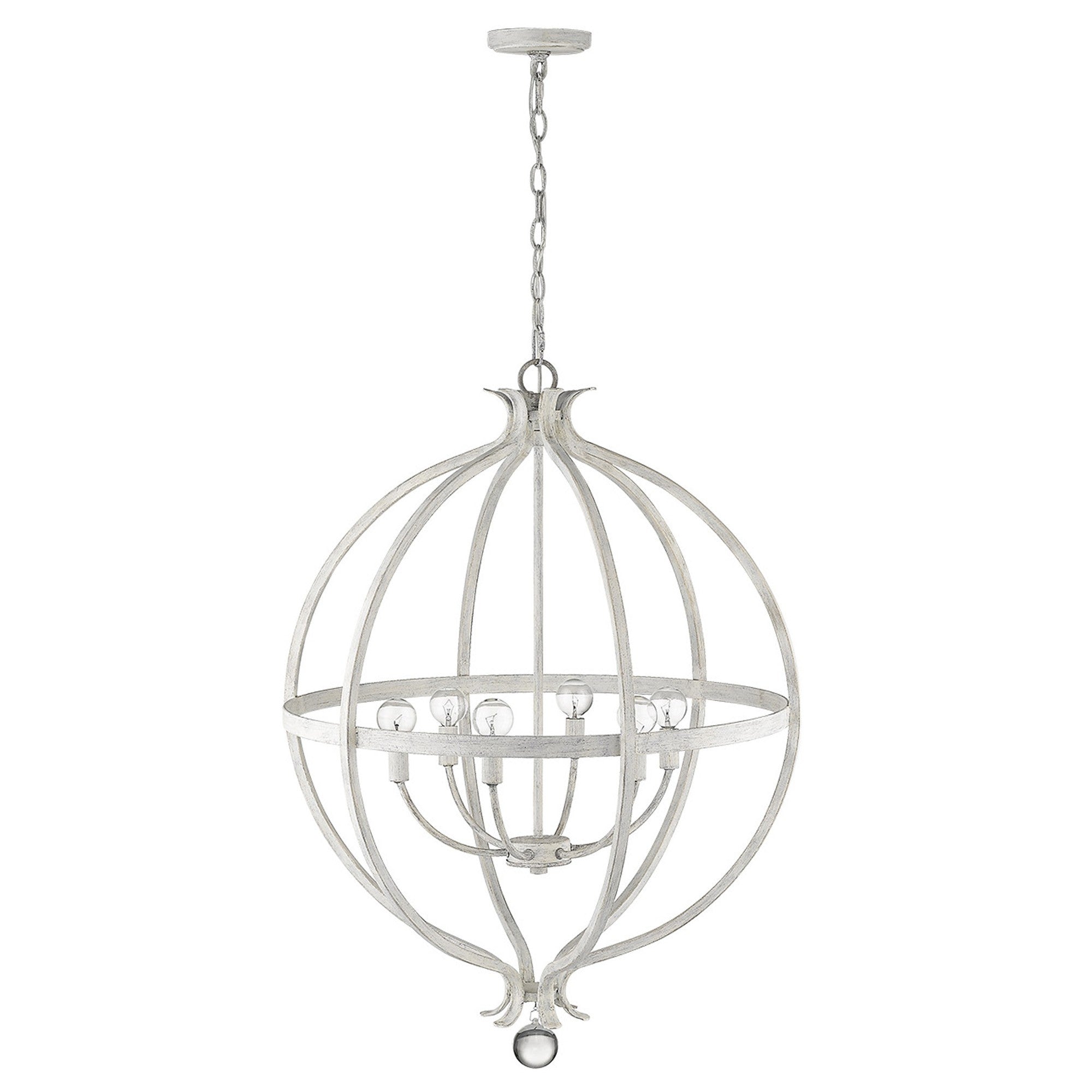 Callie 6-Light Country White Pendant