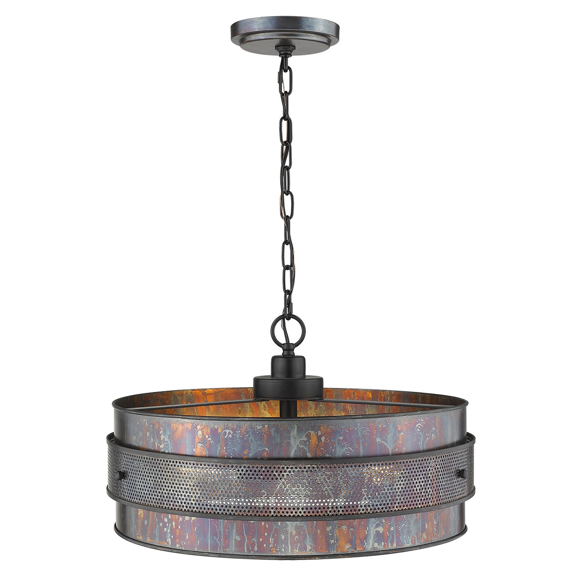 Ryker 3-Light Bronze Patina Pendant