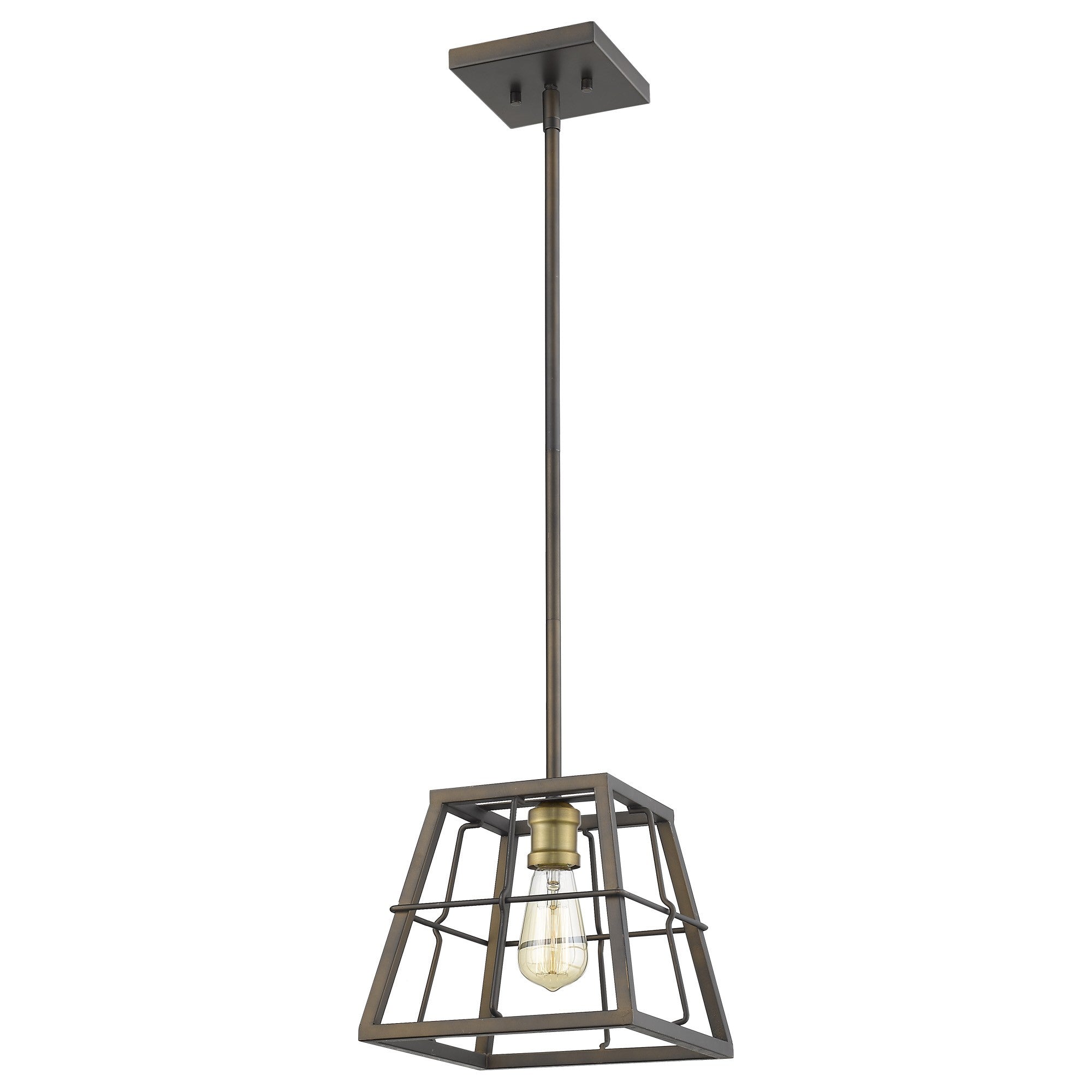 Charley 1-Light Oil-Rubbed Bronze Mini-Pendant