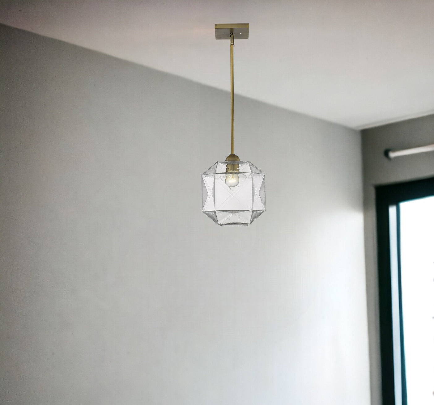 Loft 1-Light Brass Pendant