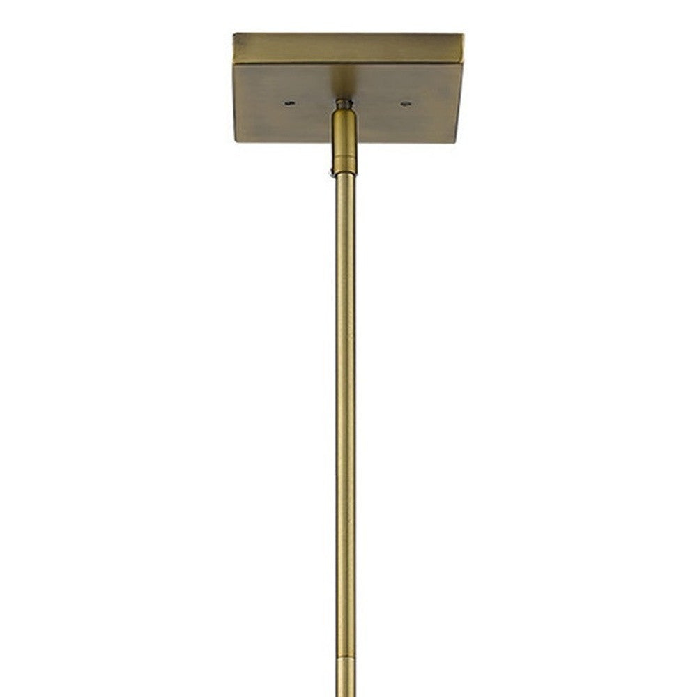 Loft 3-Light Brass Pendant