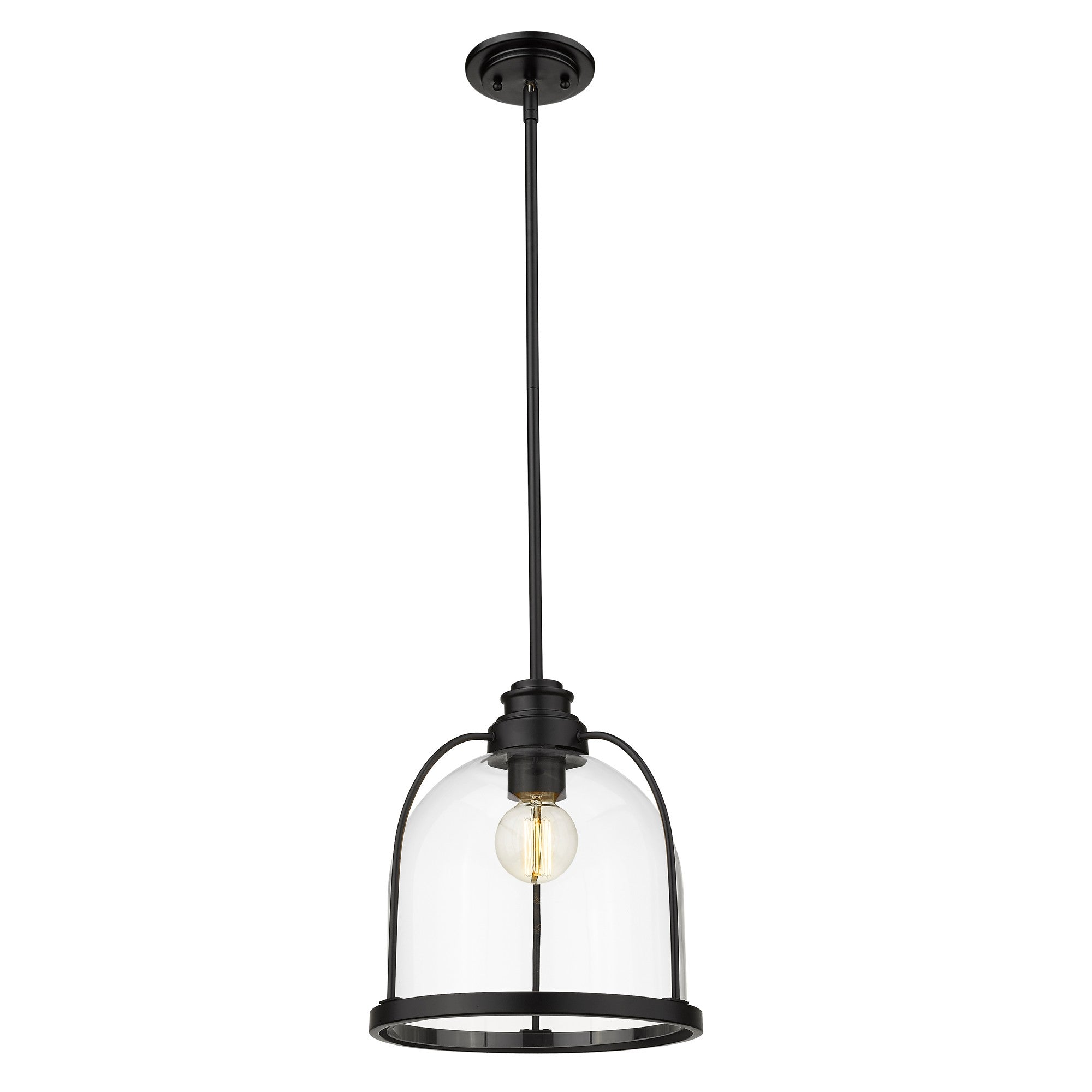 Stanton 1-Light Matte Black Pendant