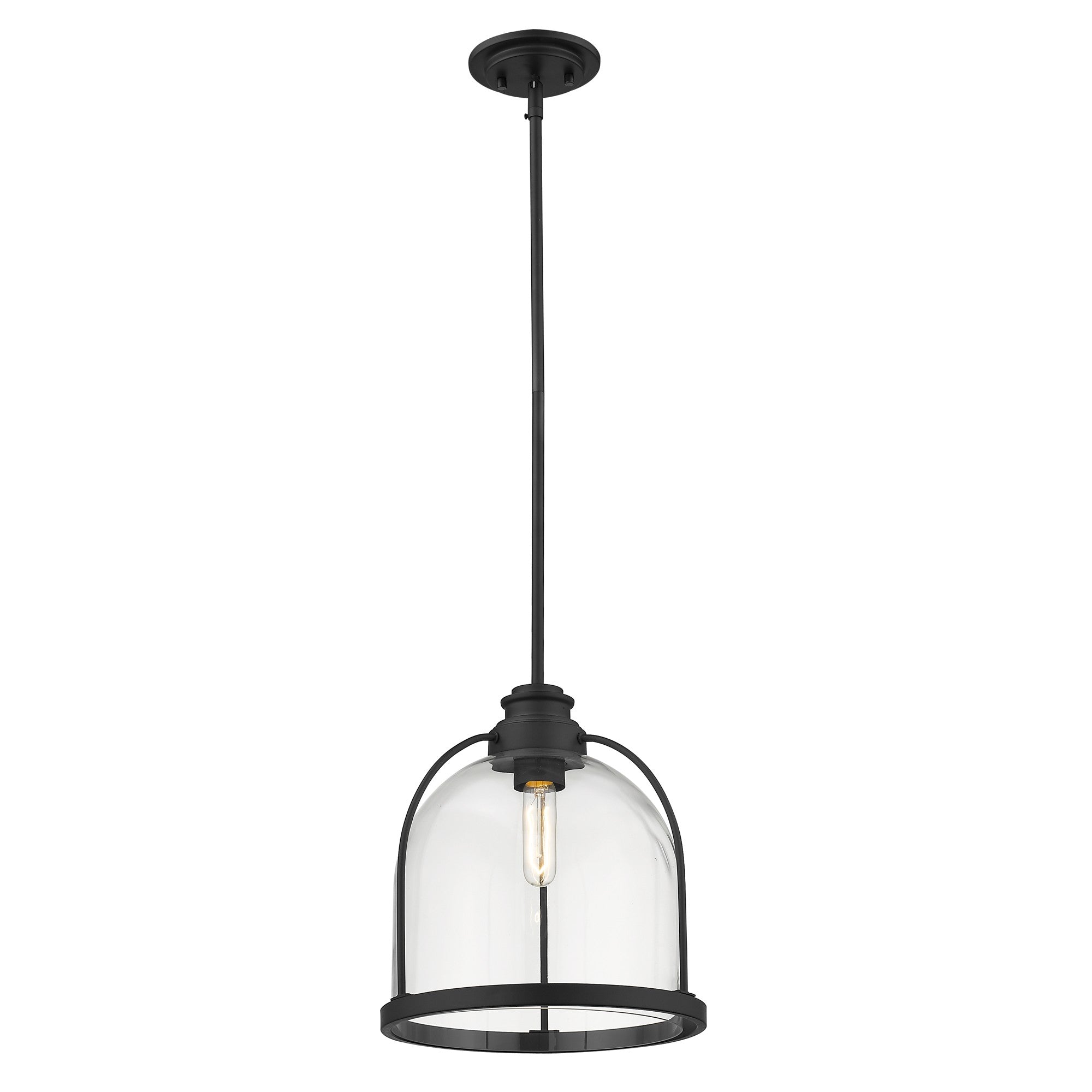 Stanton 1-Light Matte Black Pendant