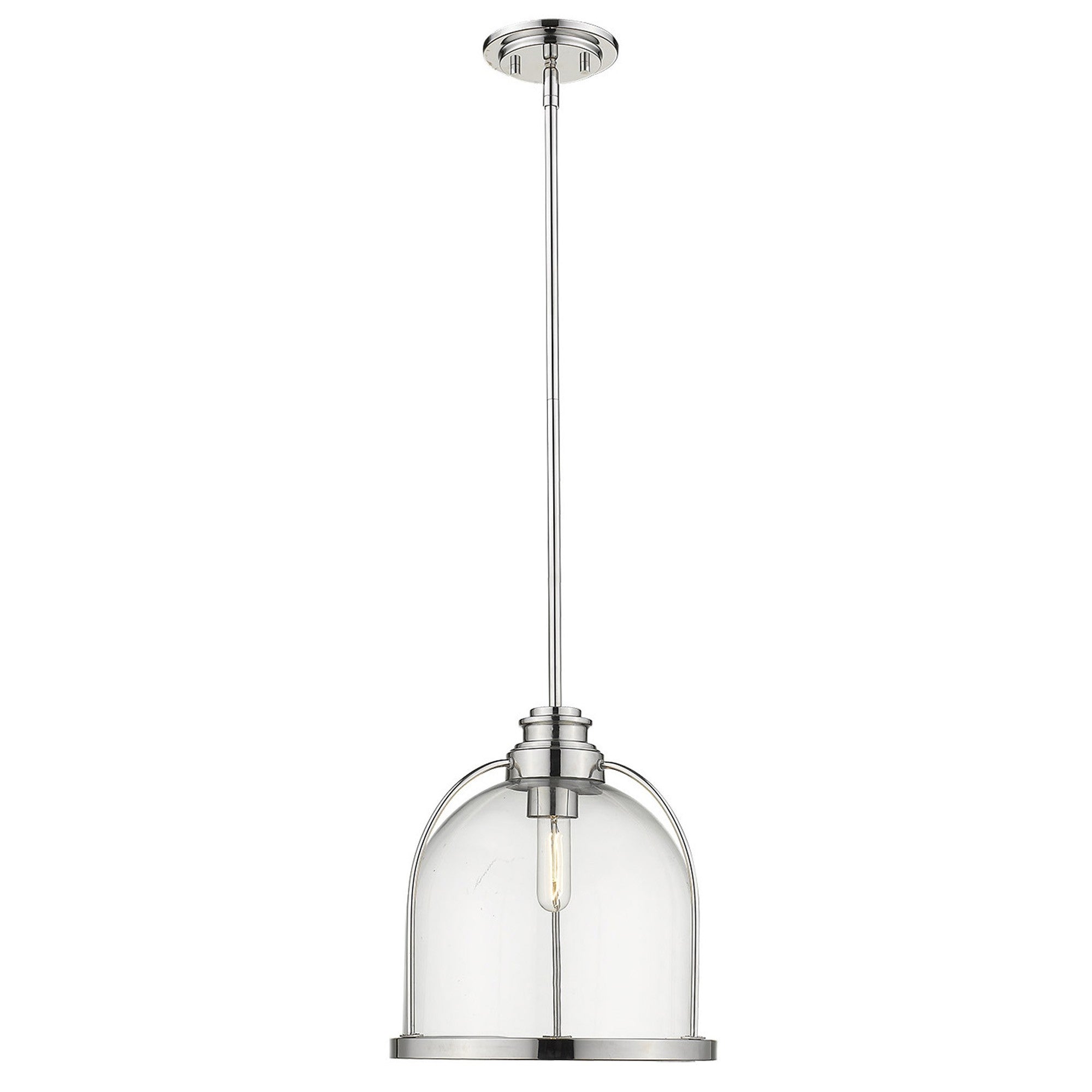 Stanton 1-Light Polished Nickel Pendant