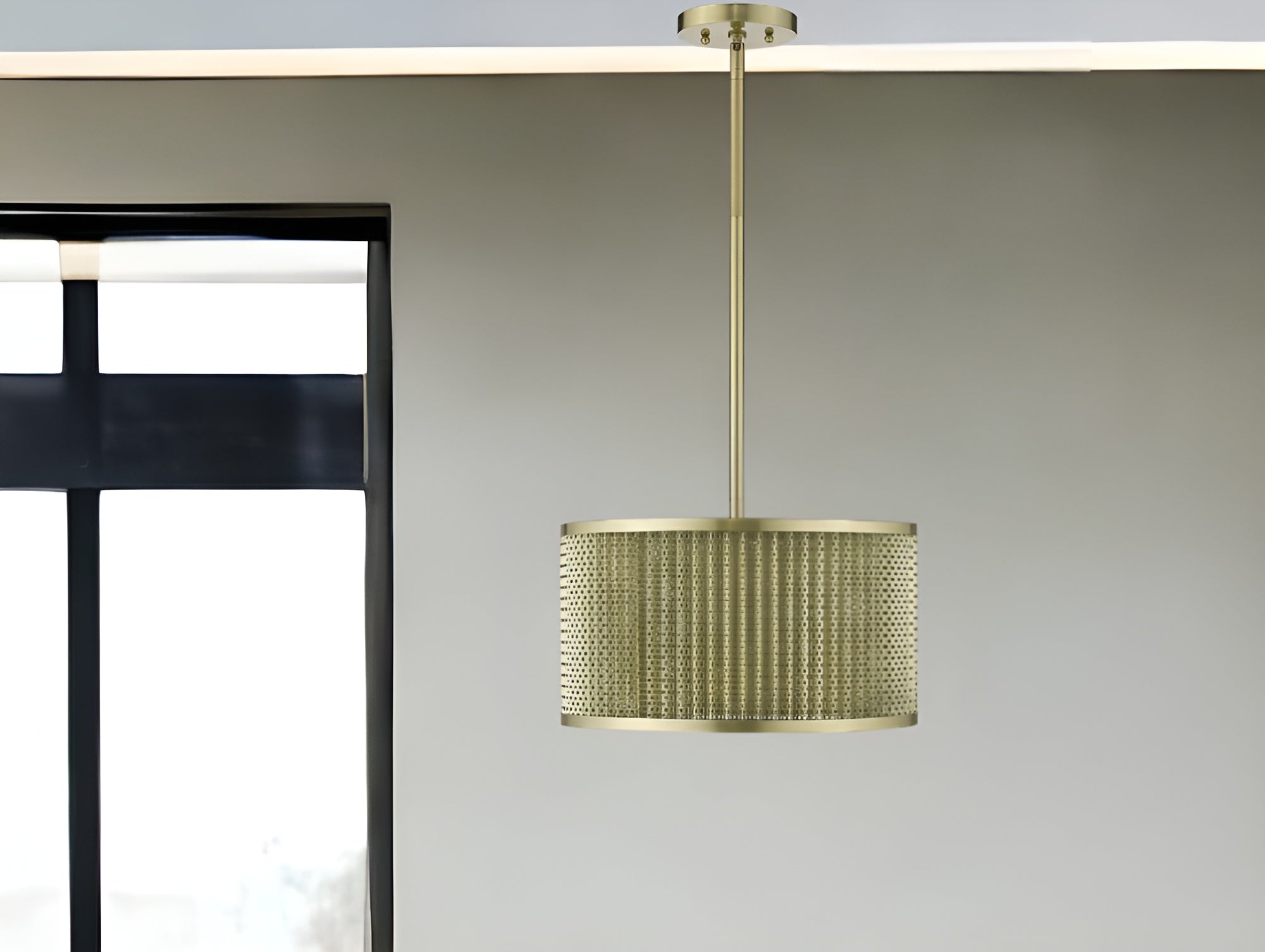 Basetti 4-Light Gold Convertible Pendant