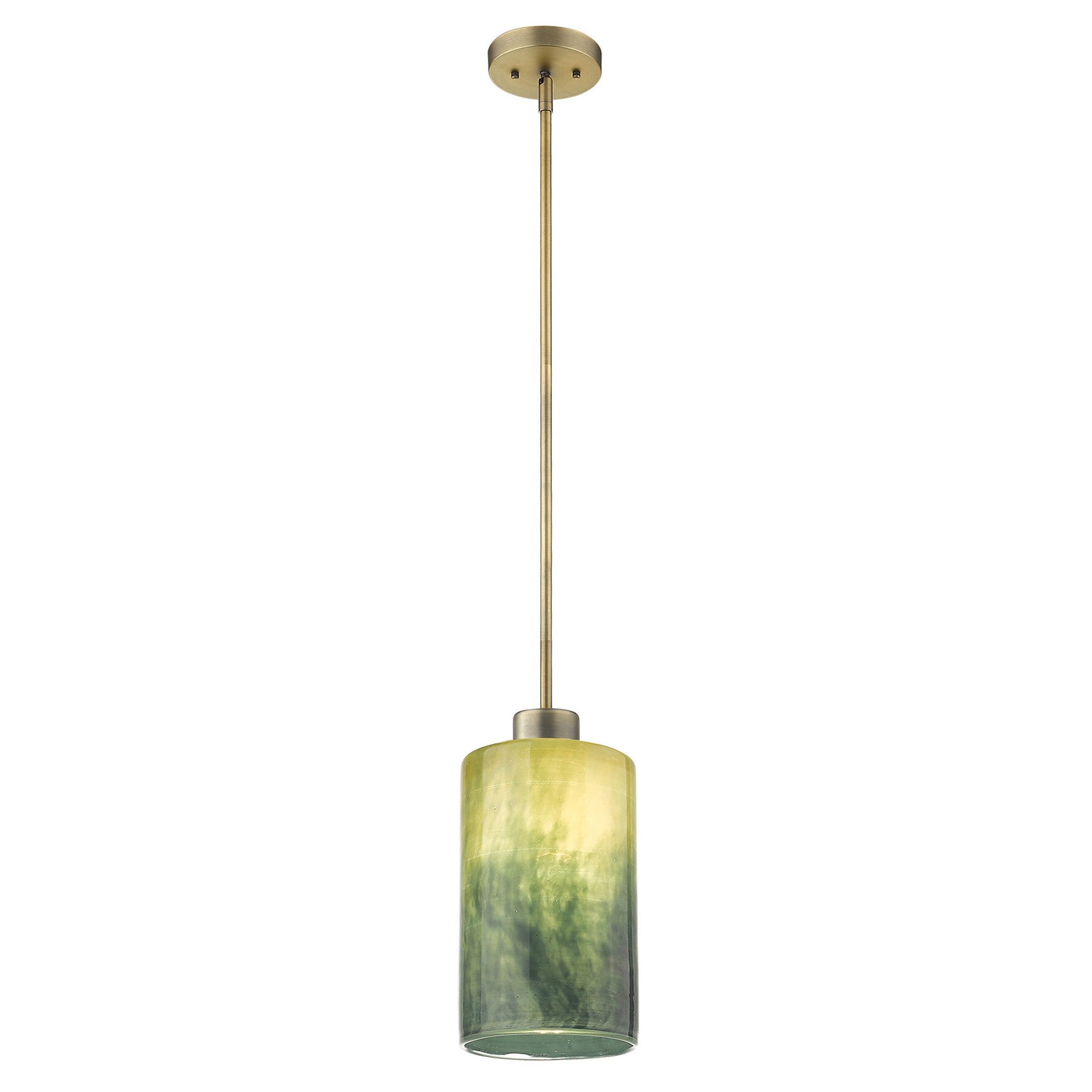 Monet 1-Light Brass Pendant