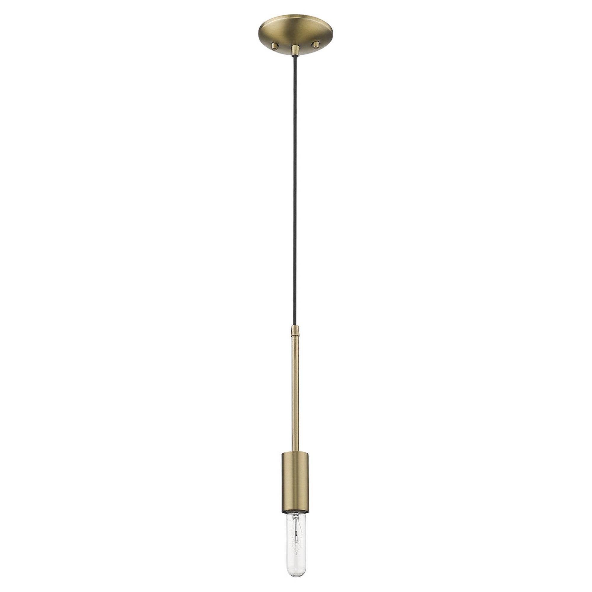 Dull Gold Mini Pendant Hanging Light