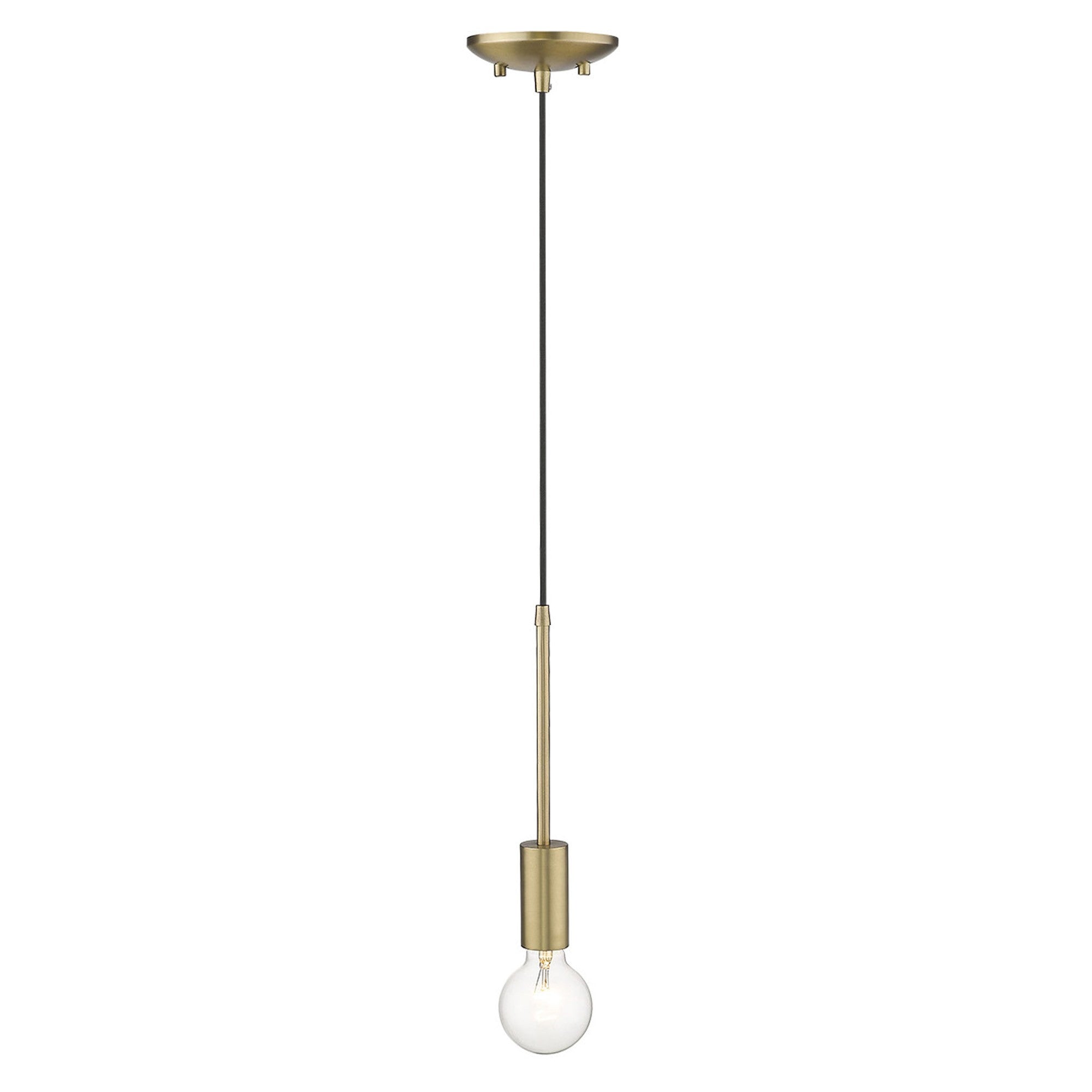 Dull Gold Mini Pendant Hanging Light