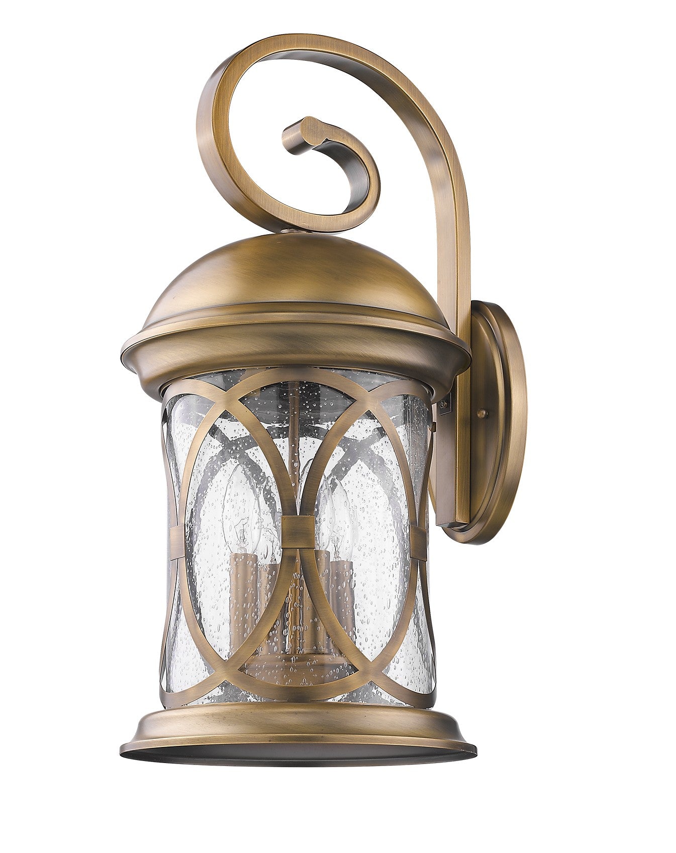 Lincoln 4-Light Wall Sconce - Antique Brass Finish | Elegant, Versatile Outdoor Lighting Fixture