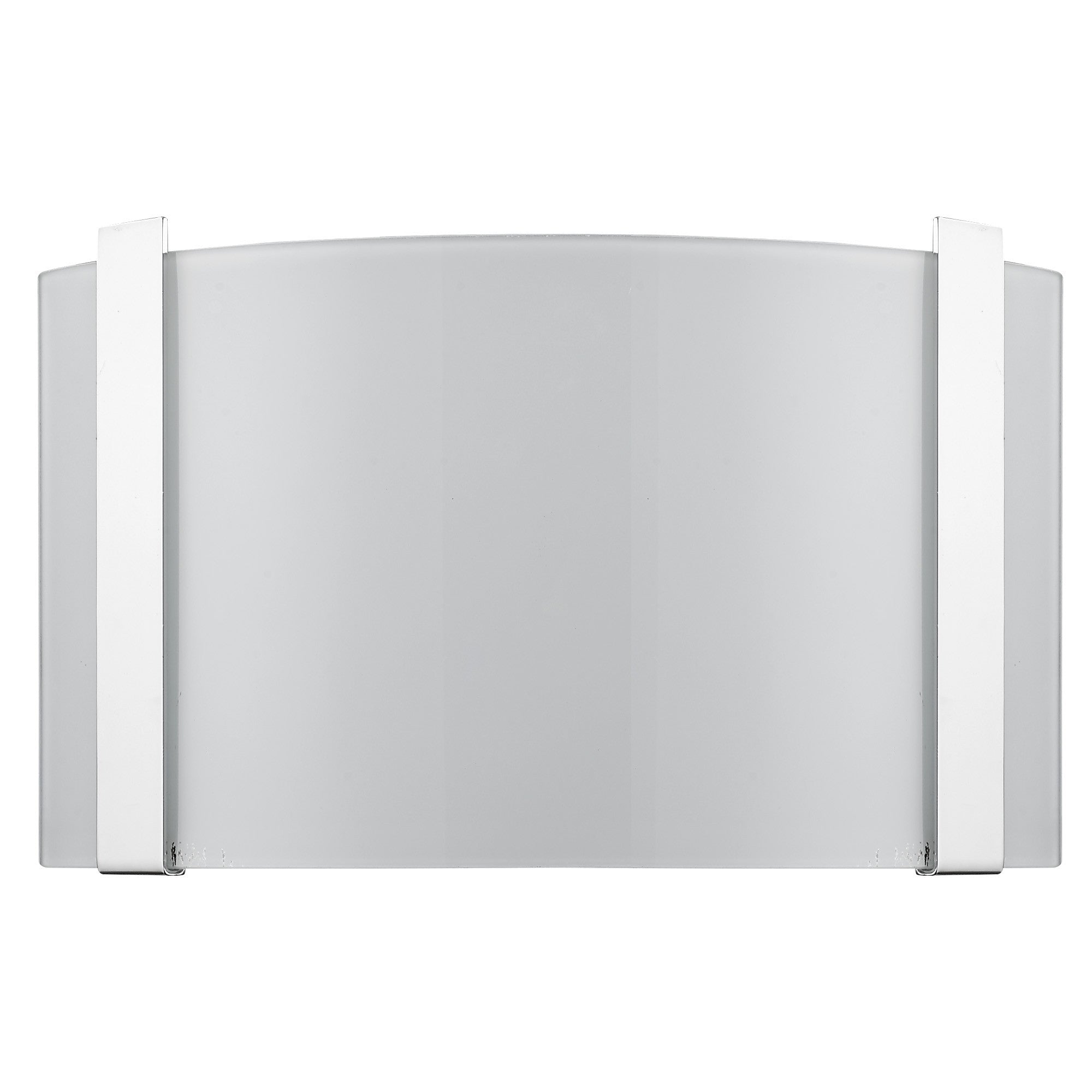 Polished Chrome Wall Sconce with Frosted Glass Shade