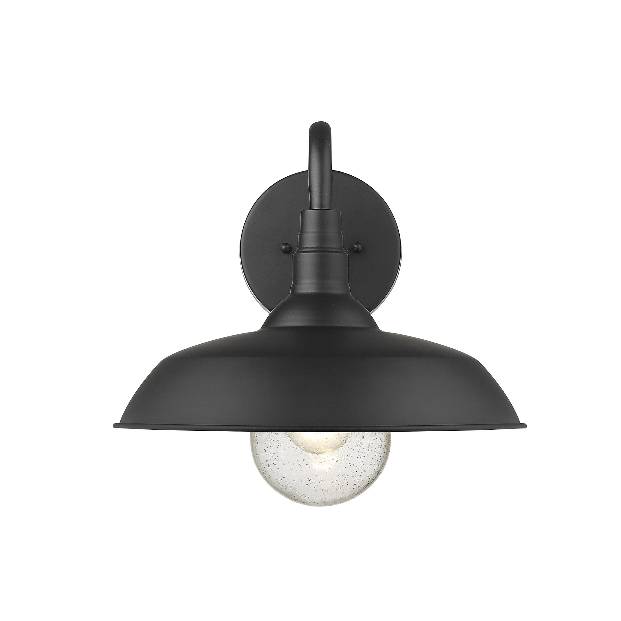 Burry 1-Light Matte Black Wall Light