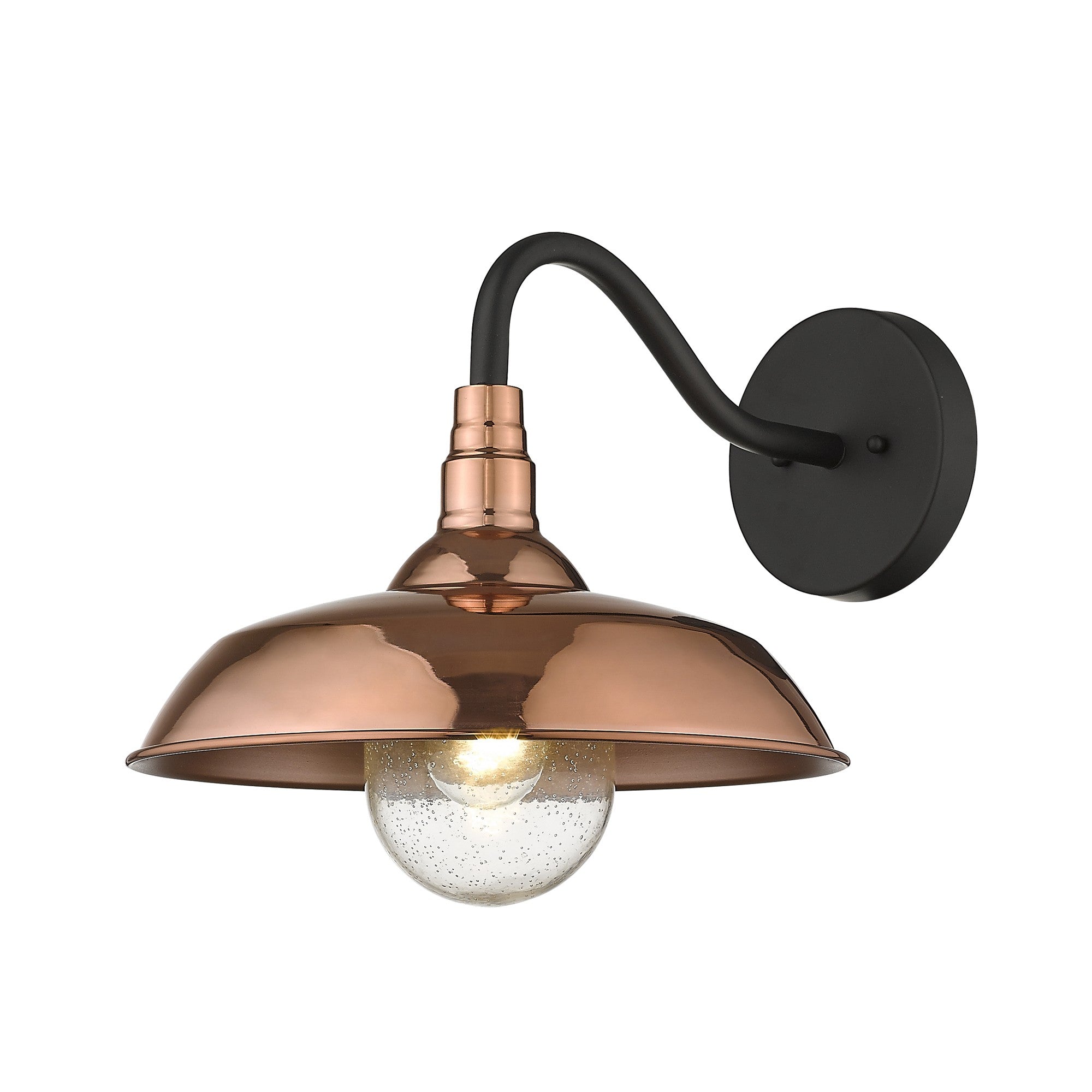 Burry 1-Light Copper Wall Light