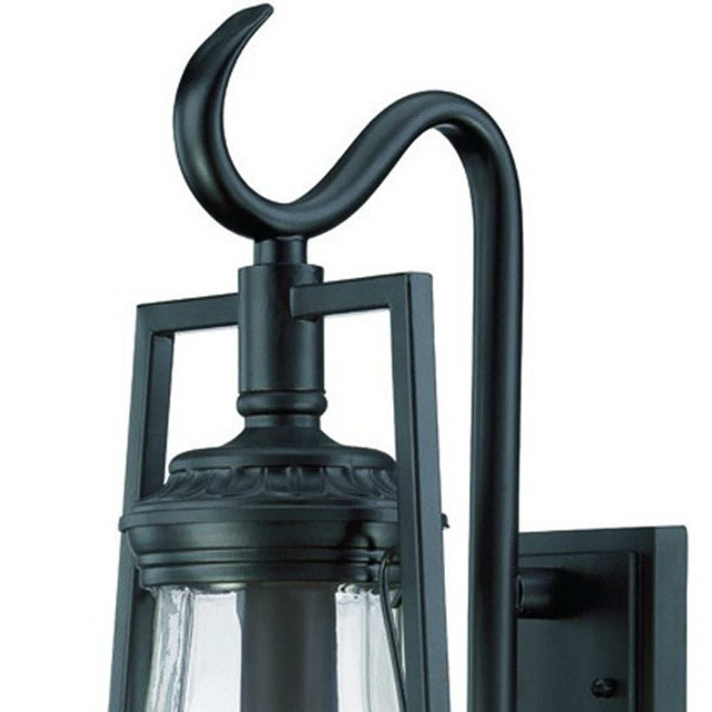 Matte Black Oil Lamp Wall Light