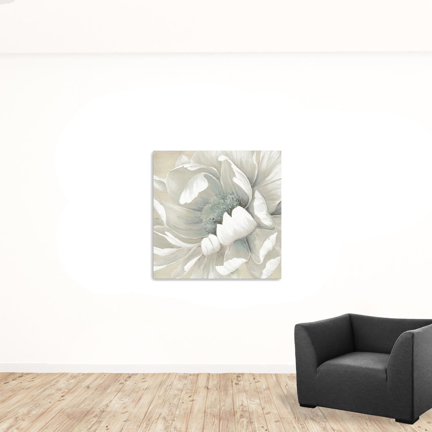 Soft Winter Flower In Bloom Unframed Print Wall Art