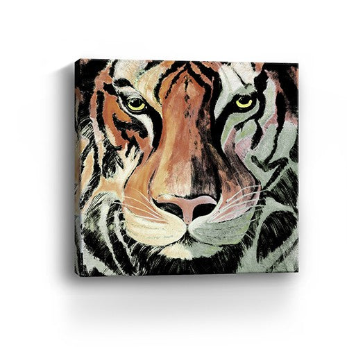 Staring Tiger Portrait Unframed Print Wall Art