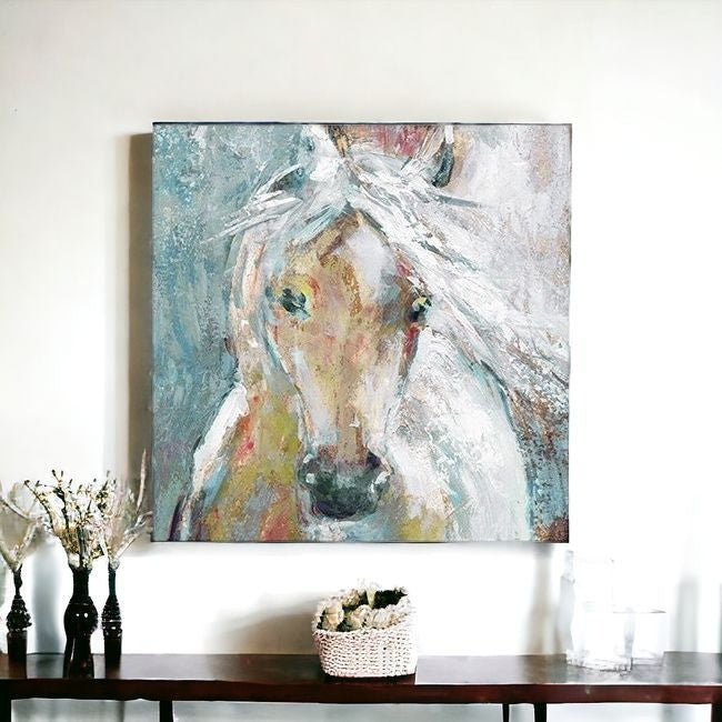 Whimsical Horse Unframed Print Wall Art