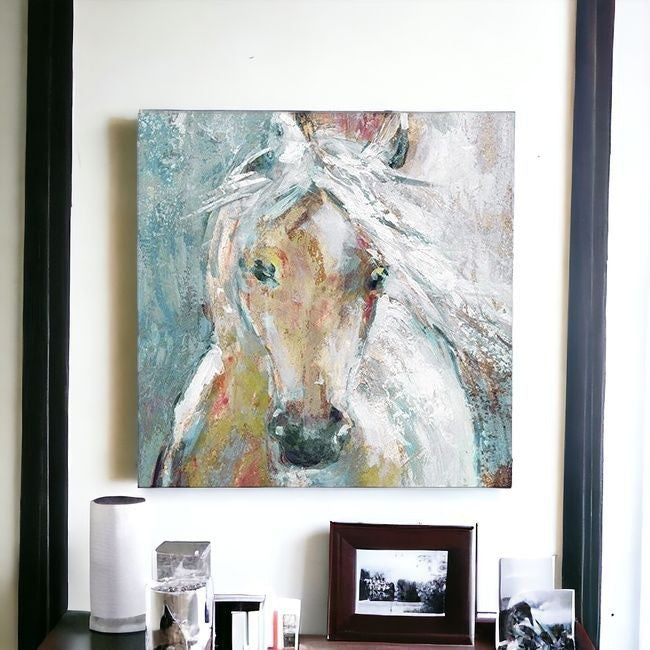 Whimsical Horse Unframed Print Wall Art