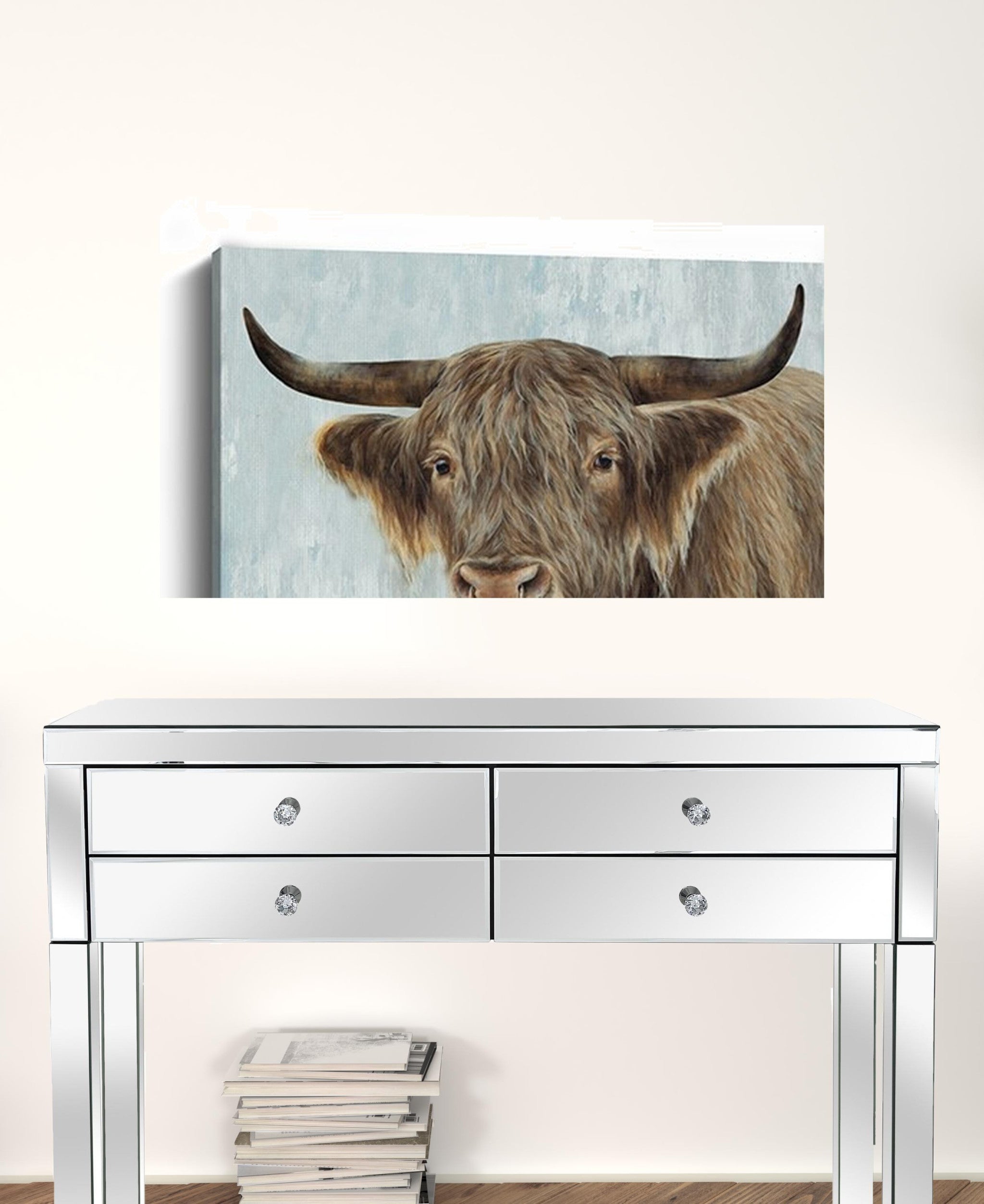 24" x 18" Bold No Bull Canvas Wall Art