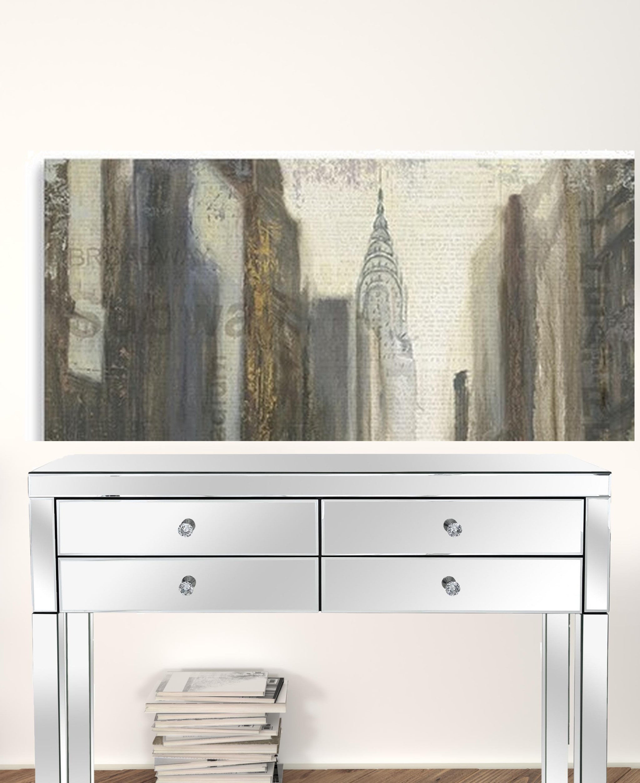 Nyc Urban Street Scene Unframed Print Wall Art