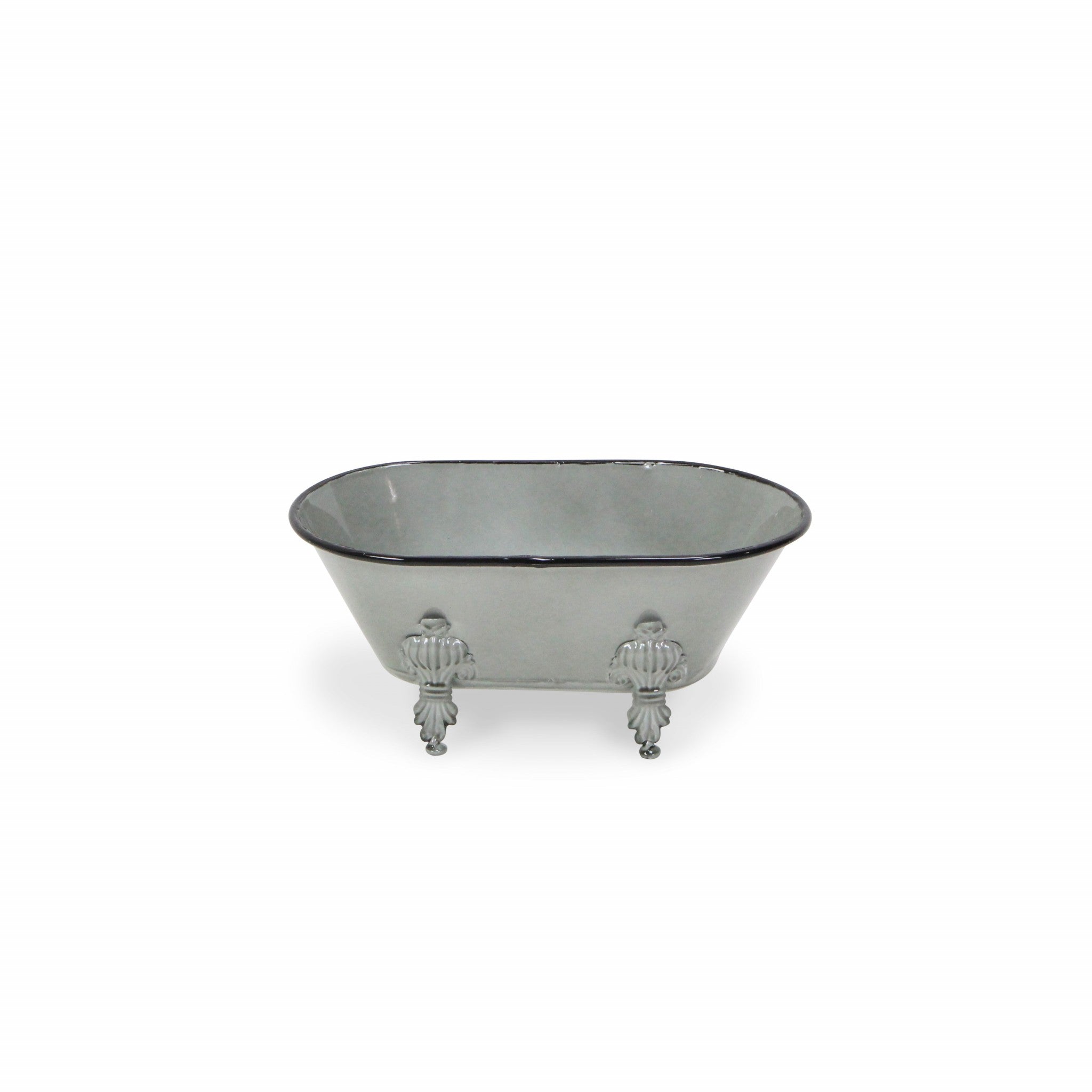 Light Gray Bathtub Decor Piece