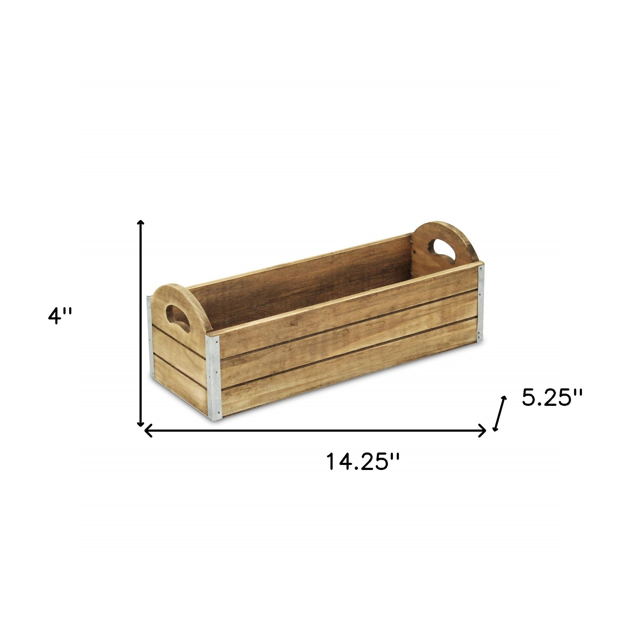 Rectangular Wooden Box Planter