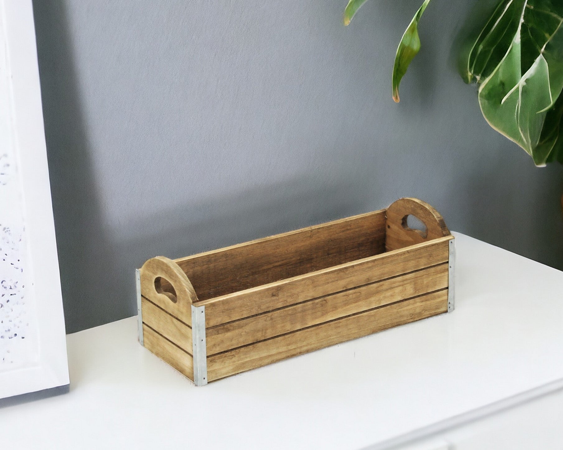 Rectangular Wooden Box Planter