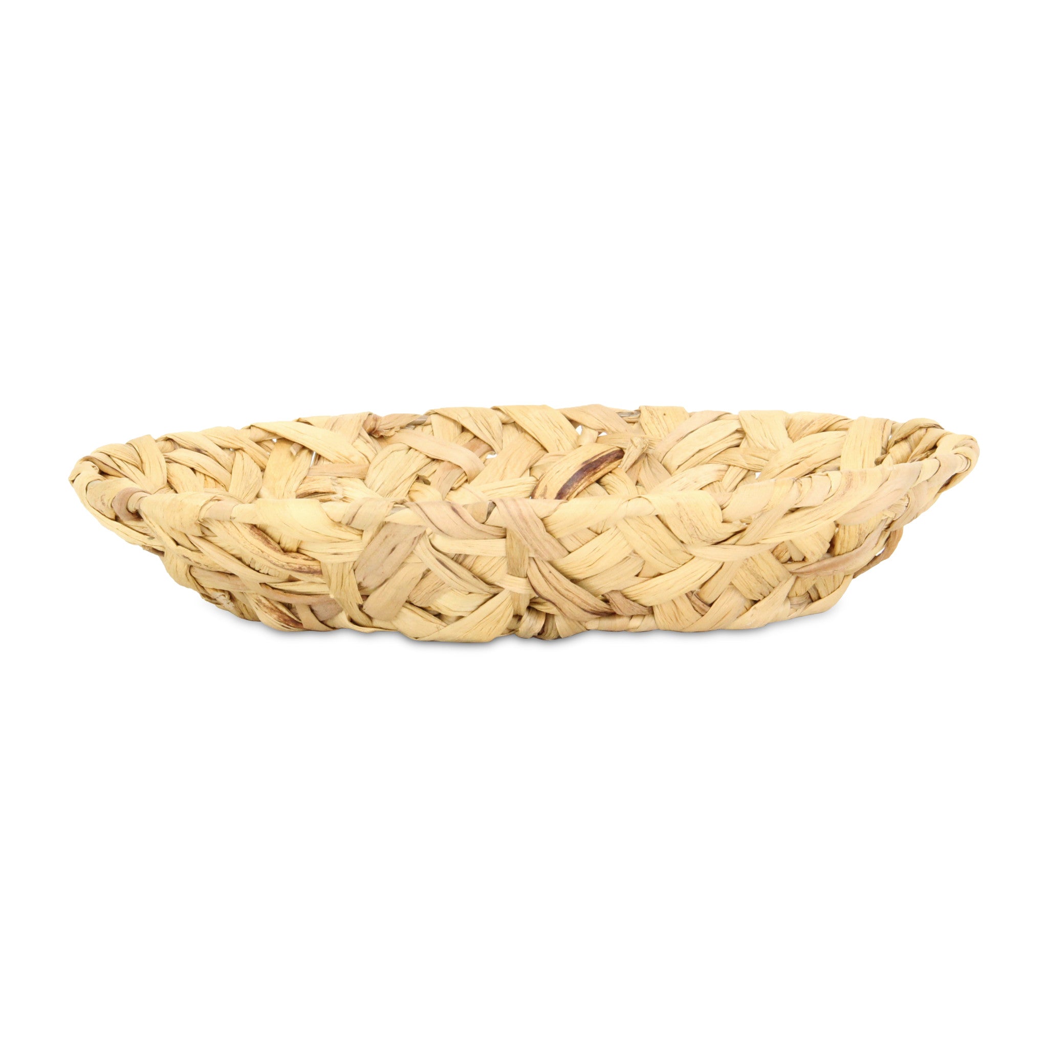 Braided Water Hyacinth Decorative Bowl