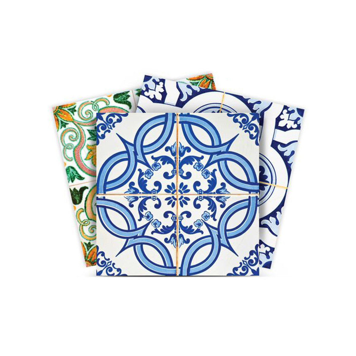 4" X 4" Cana Multi Mosaic Peel And Stick Tiles