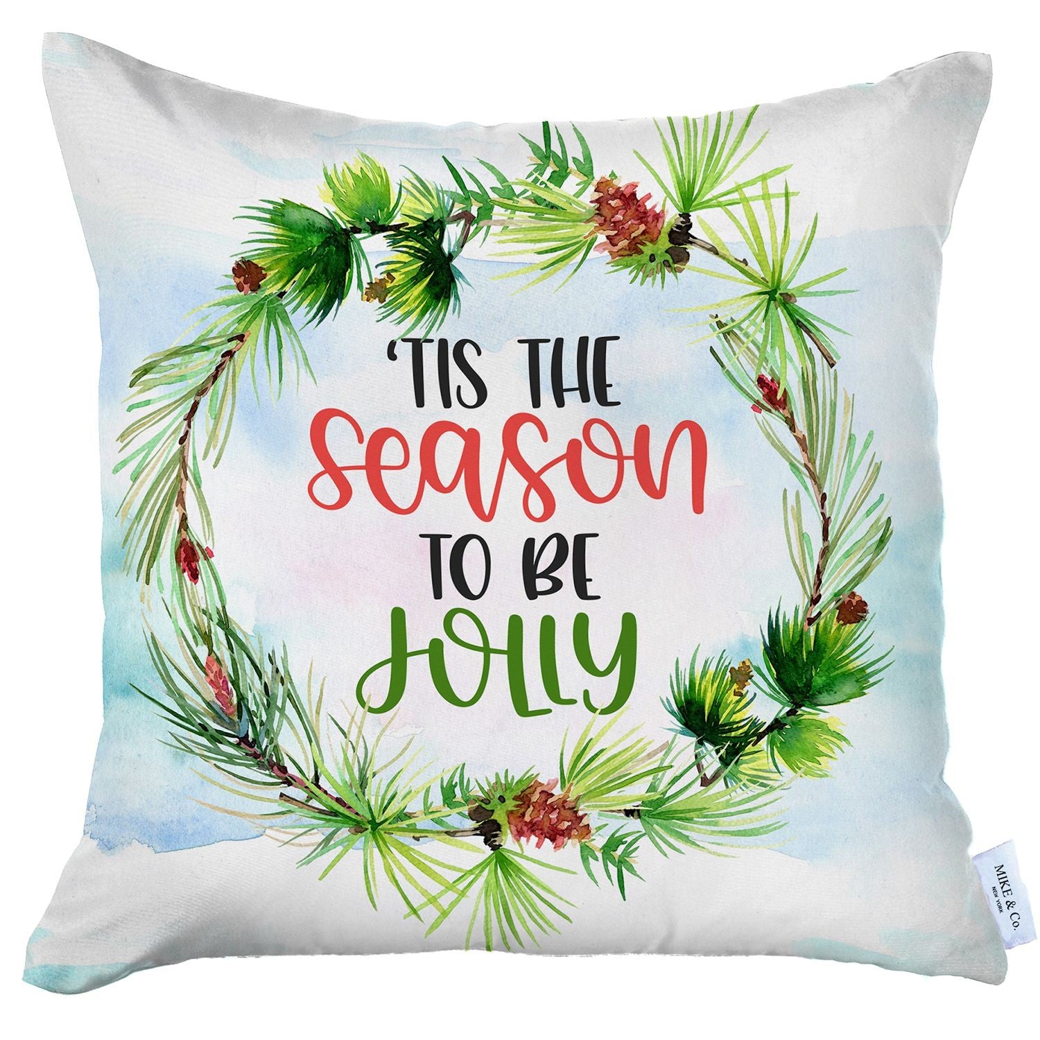 Tis the Season Christmas Throw Pillow Cover