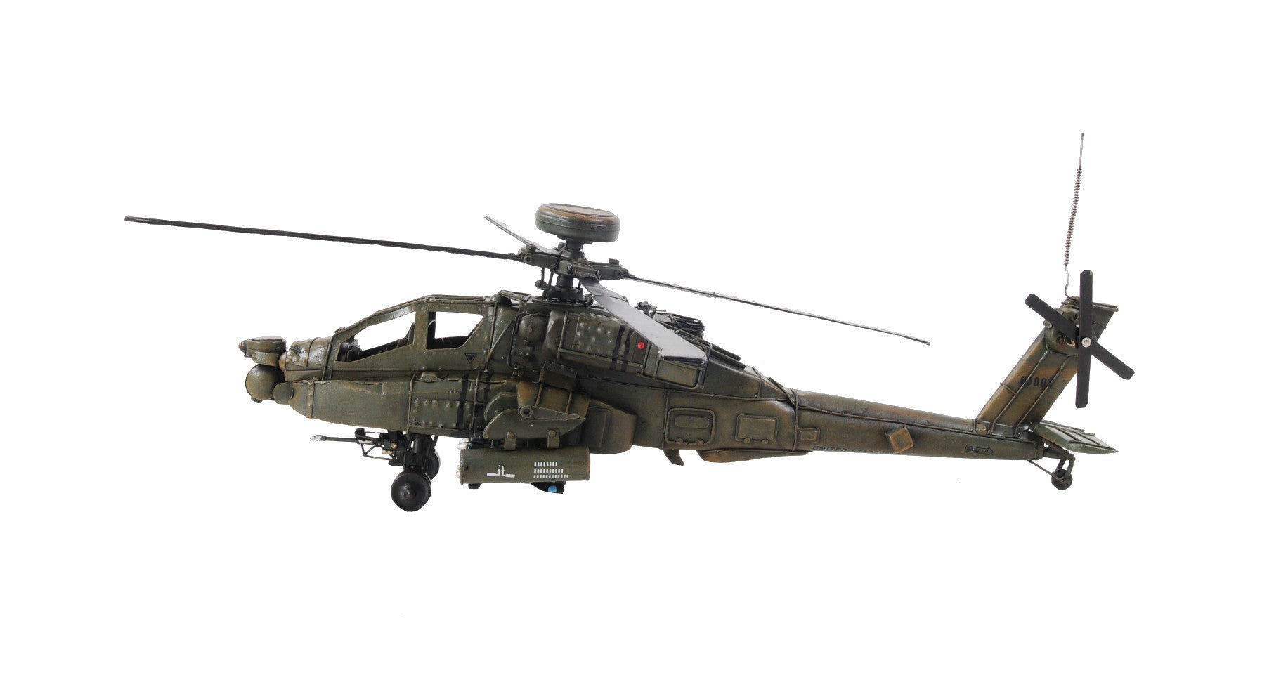 Ah-64 Apache Helicopter Sculpture