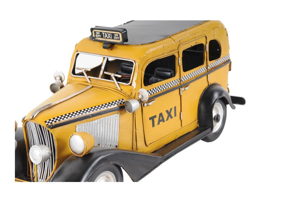 c1933 Vintage Checker Taxi Cab Model Sculpture