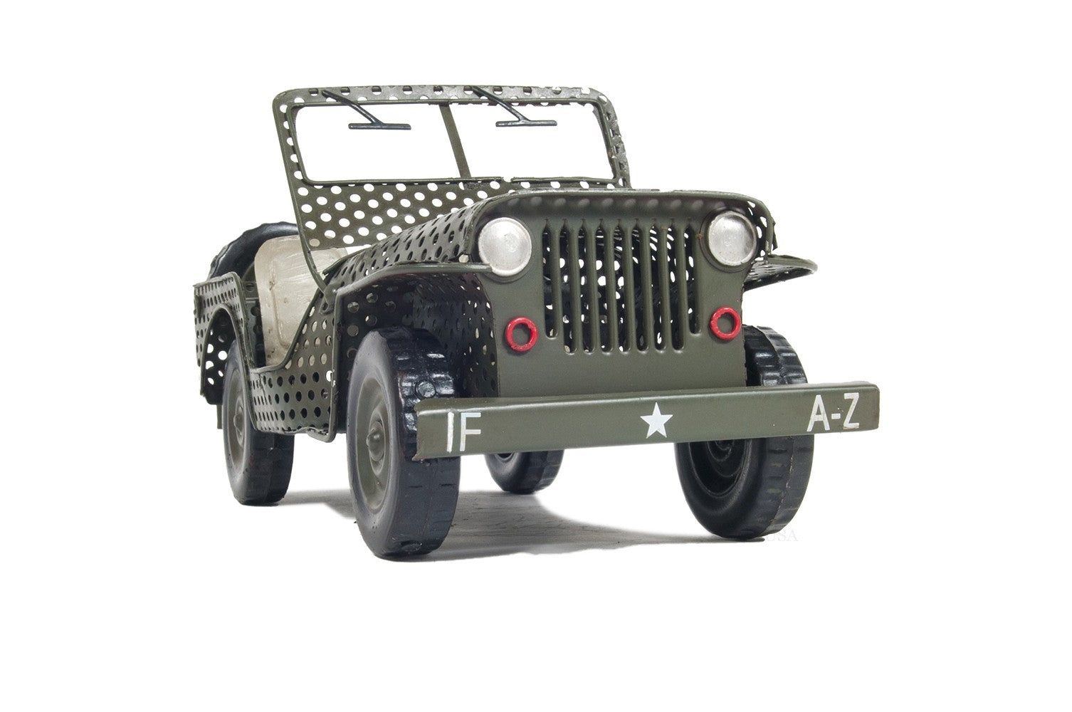 c1945 Willys CJ-2A Overland Jeep Sculpture