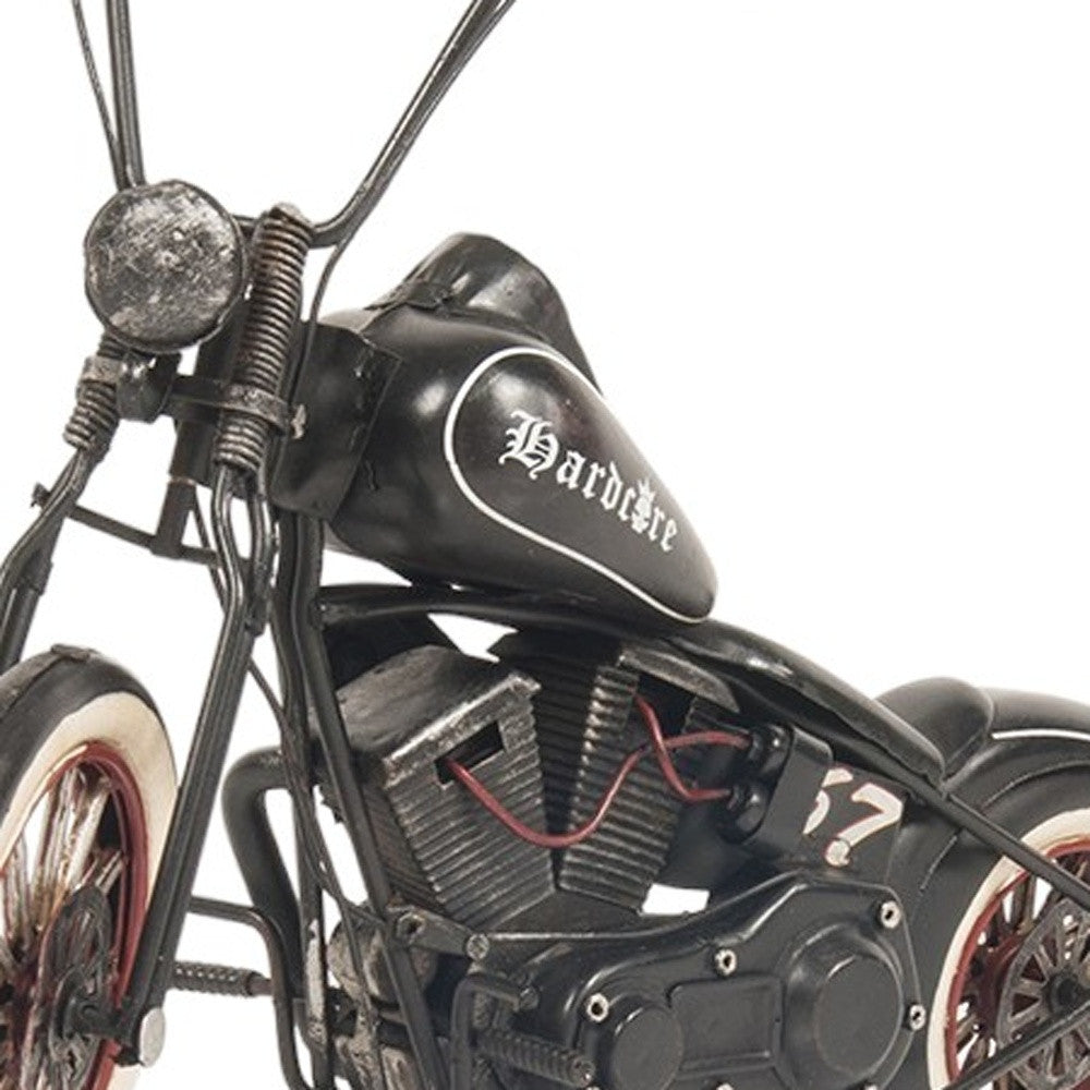 Hardcore 67 Chopper Decorative Motorcycle Sculpture