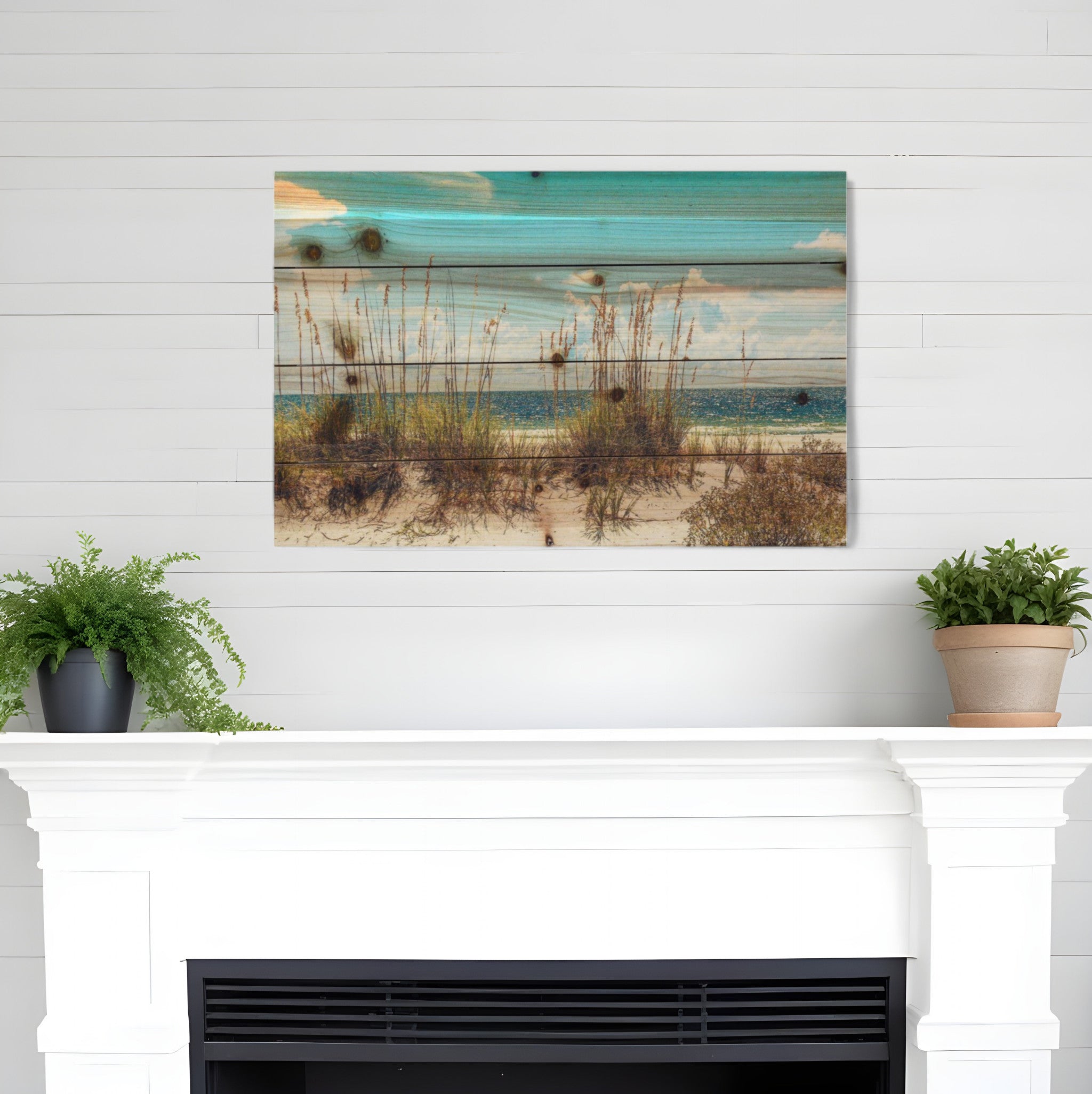 Ocean Sand Dunes Unframed Photograph Wall Art