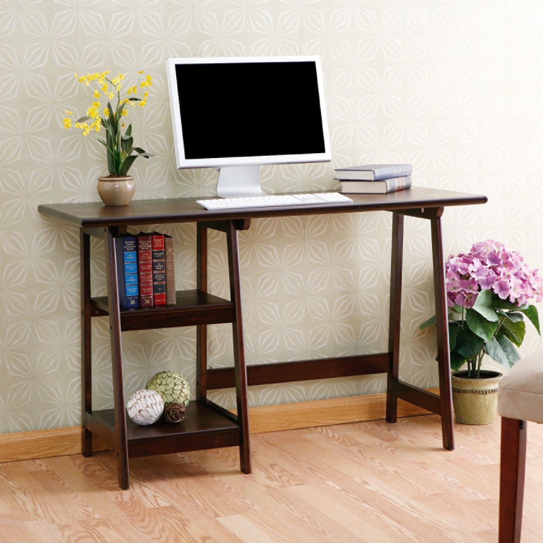 47" Brown Computer Desk