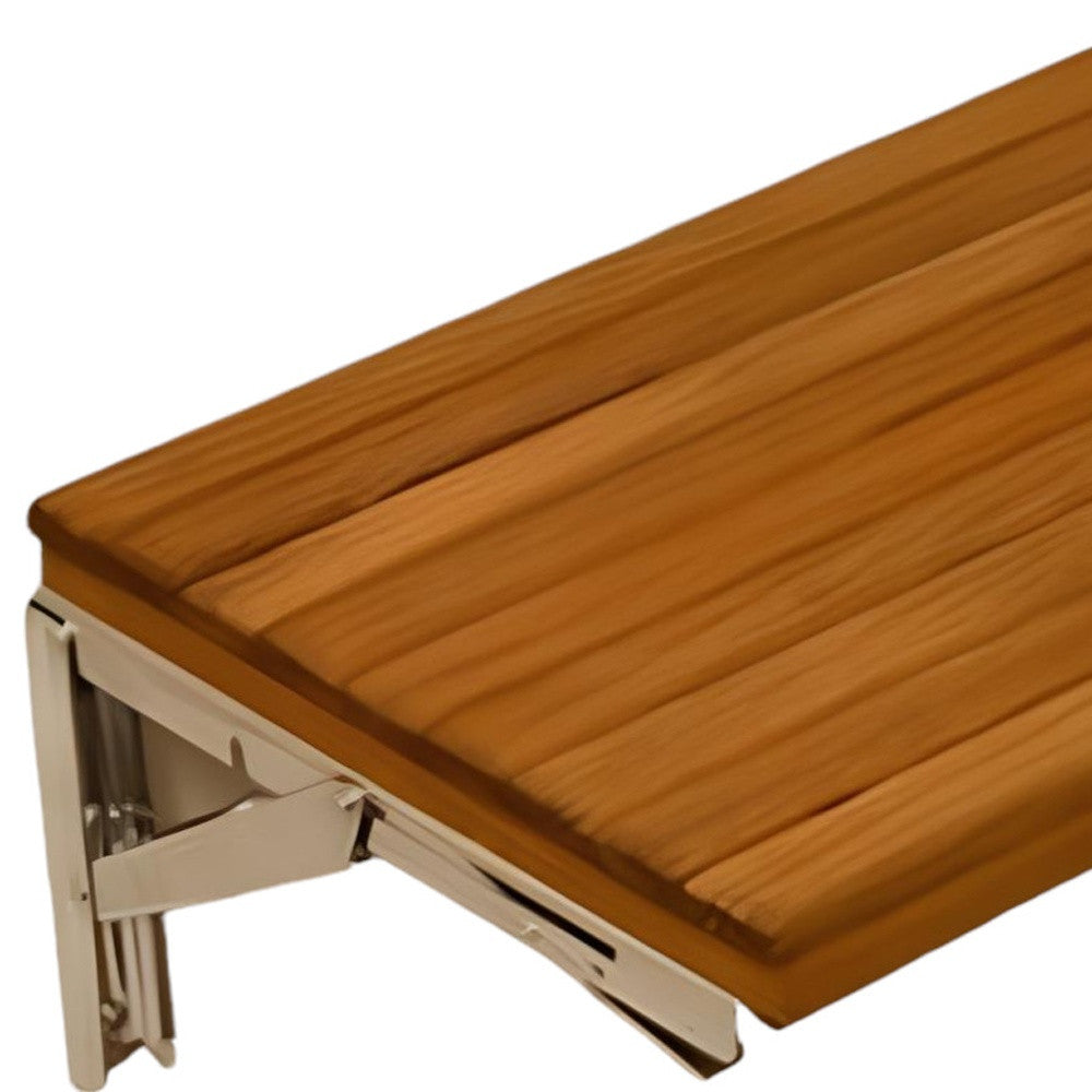 17" Premium Wall Mount Teak Shower Bench