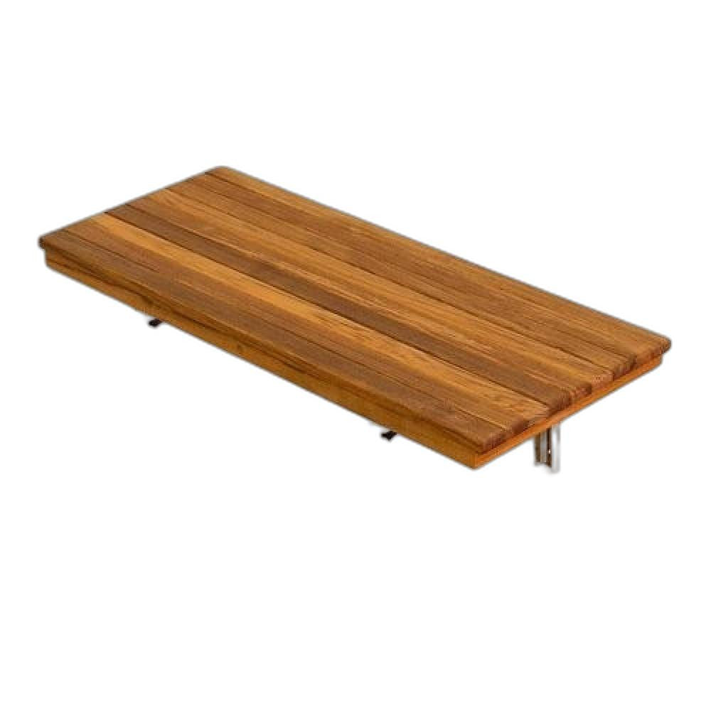 24" Premium Wall Mount Teak Shower Bench