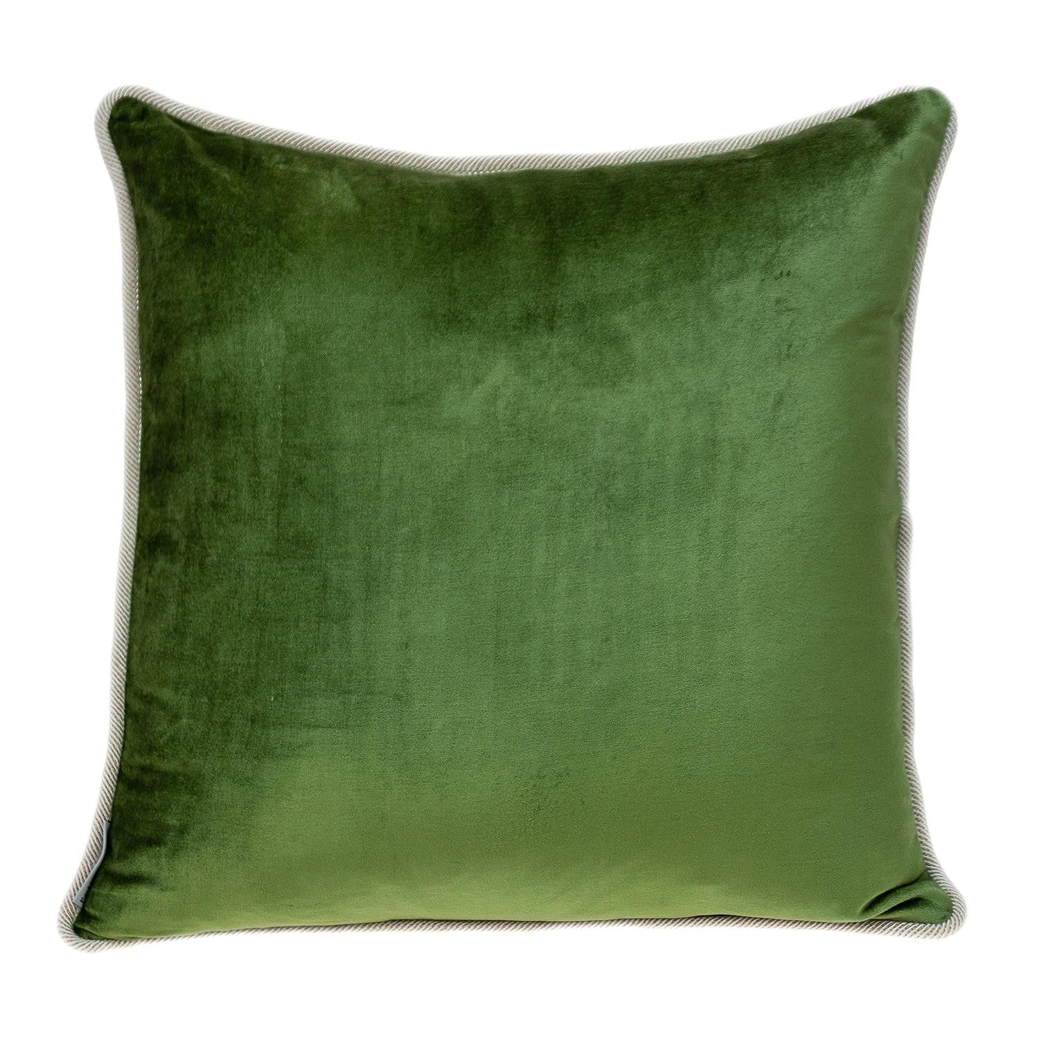 20" Blue and Green Throw Pillow