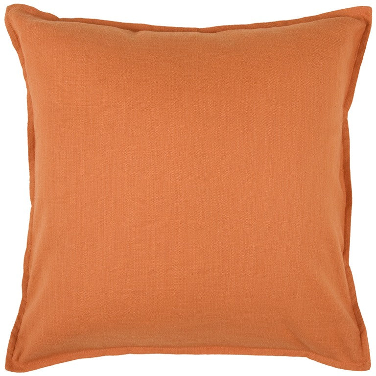 20" Brown Cotton Throw Pillow