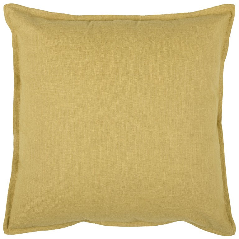 20" Brown Cotton Throw Pillow