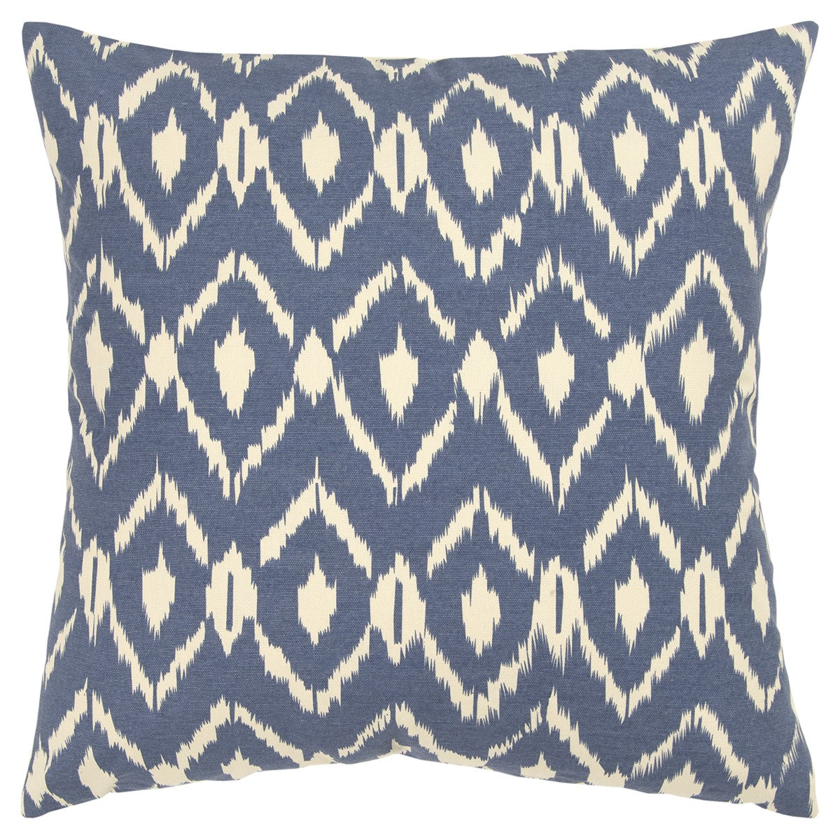 18" Navy Cotton Throw Pillow