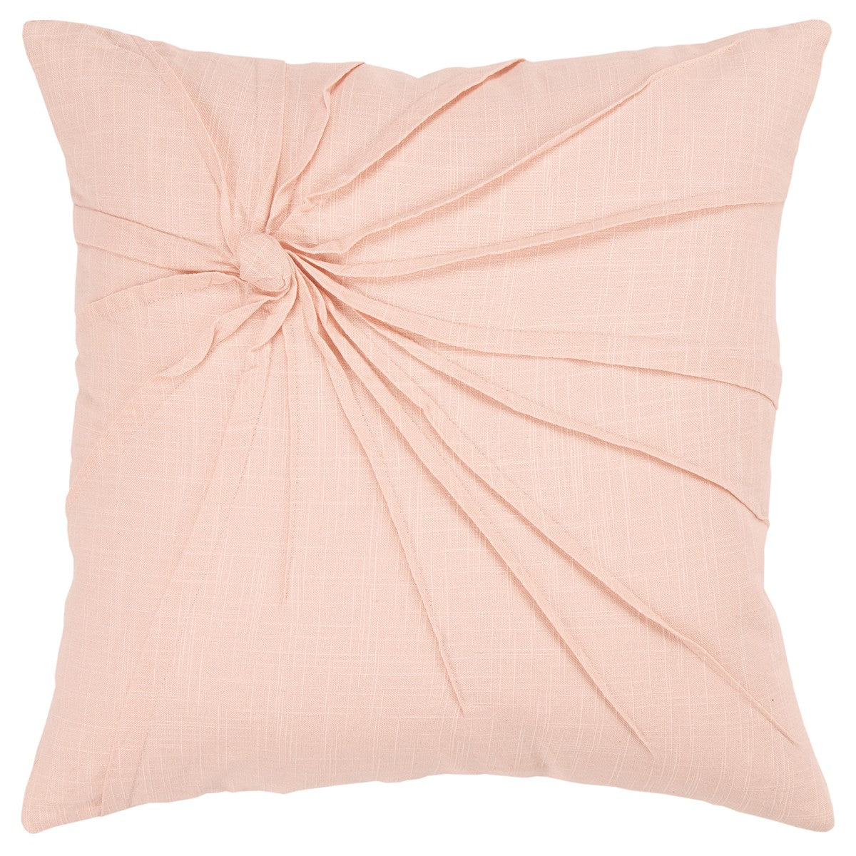 18" Pink Cotton Throw Pillow